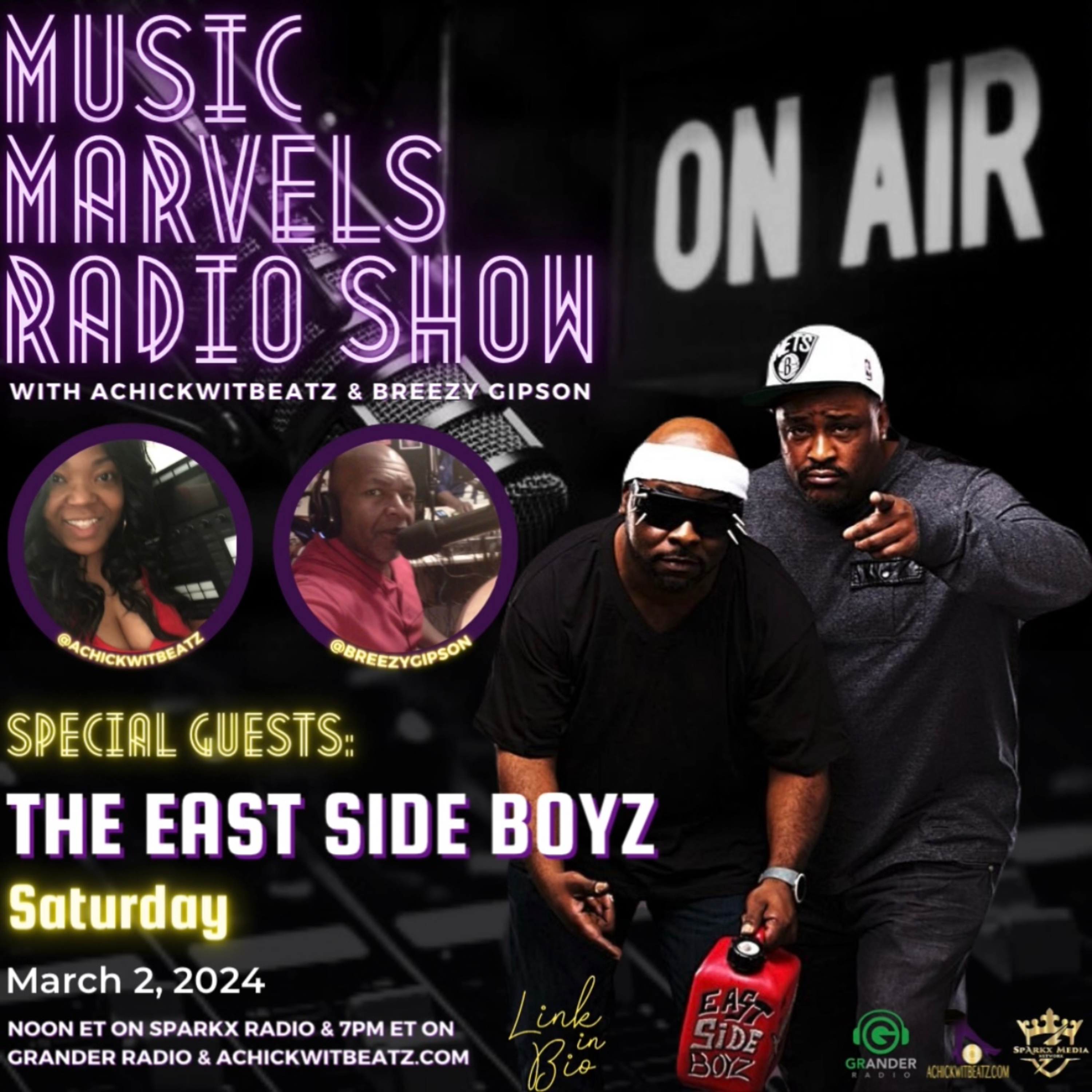 Music Marvels Ep 283 - The East Side Boyz Interview (3-2-24) episode artwork