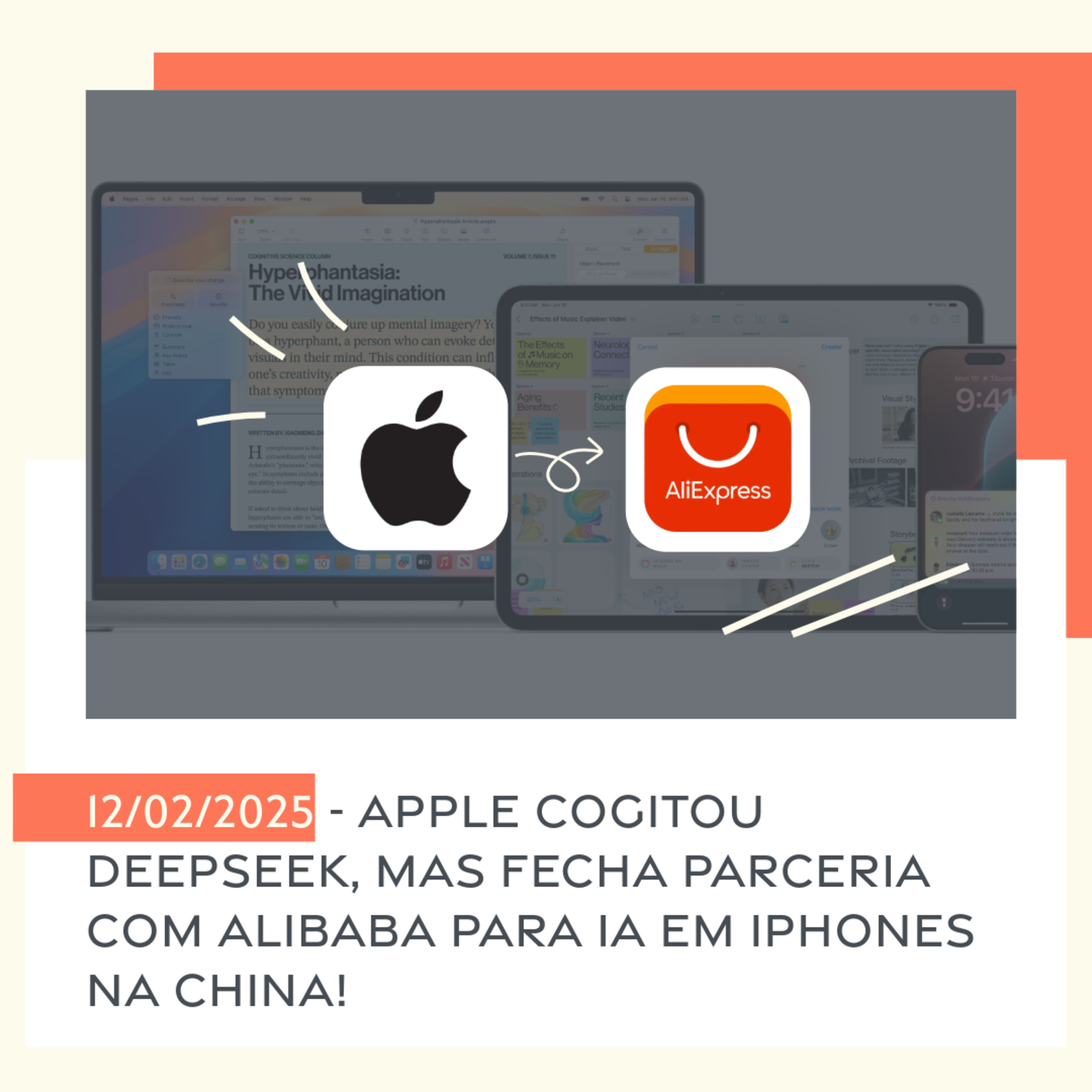 12/02/2025 - Apple cogitou Deepseek, mas fecha parceria com Alibaba para IA em iPhones na China! episode artwork