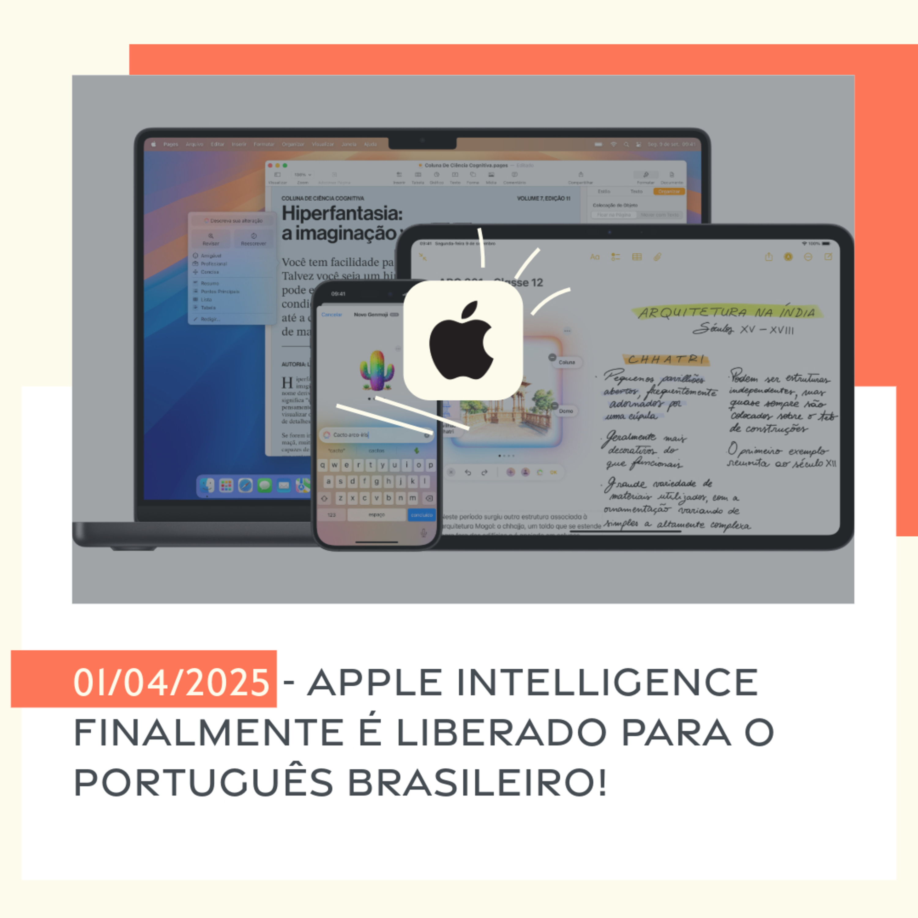 01/04/2025 - Apple Intelligence finalmente é liberado para o português brasileiro! episode artwork
