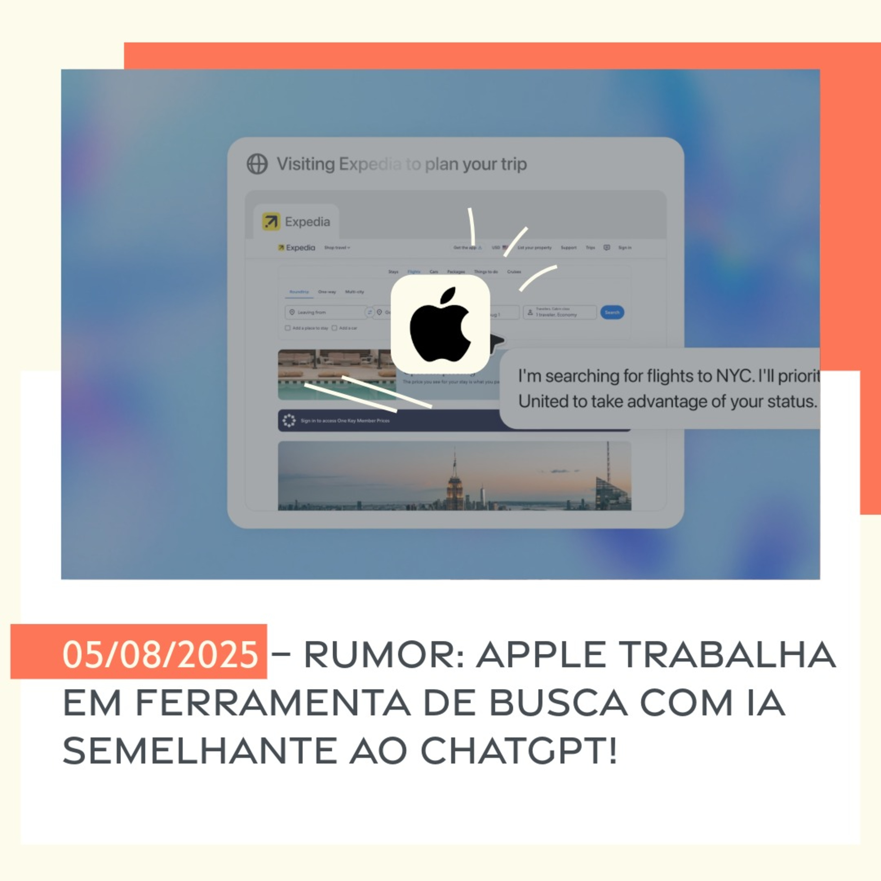 05/08/2025 – Rumor: Apple trabalha em ferramenta de busca com IA semelhante ao ChatGPT! episode artwork