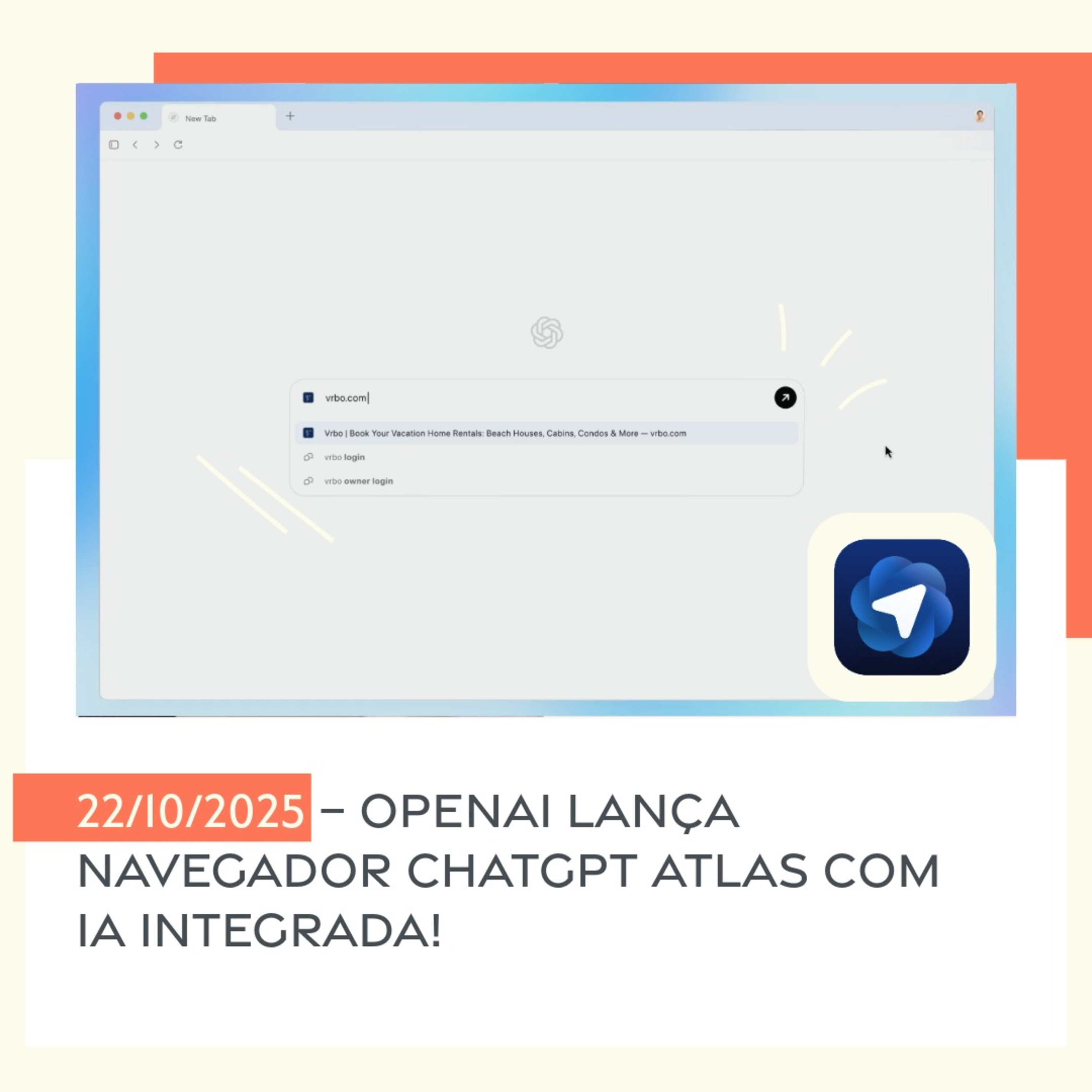 22/10/2025 – OpenAI lança navegador ChatGPT Atlas com IA integrada! episode artwork