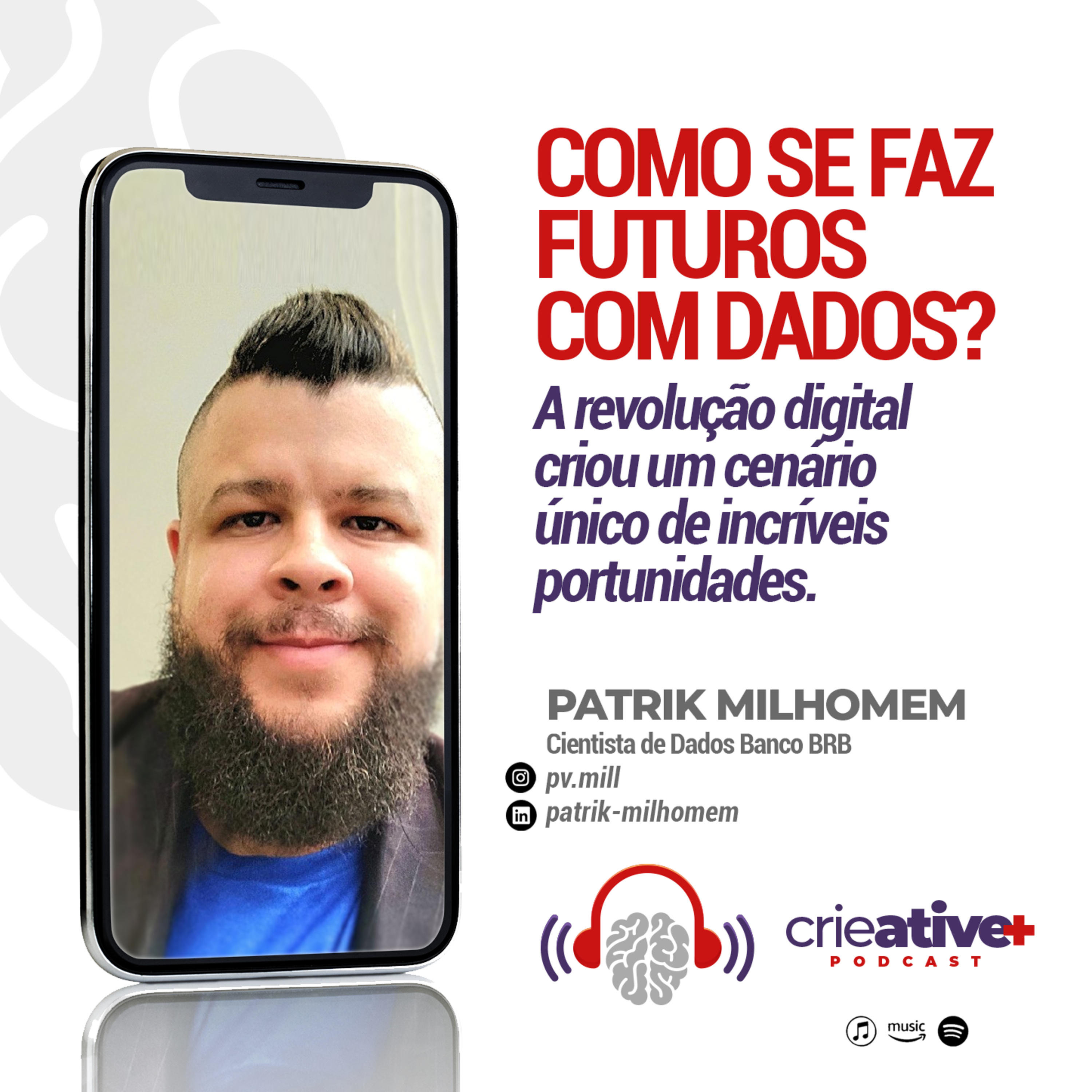 PATRIK MILHOMEM | Como se faz futuros com dados? A revolução digital criou um cenário único de incríveis oportunidades.