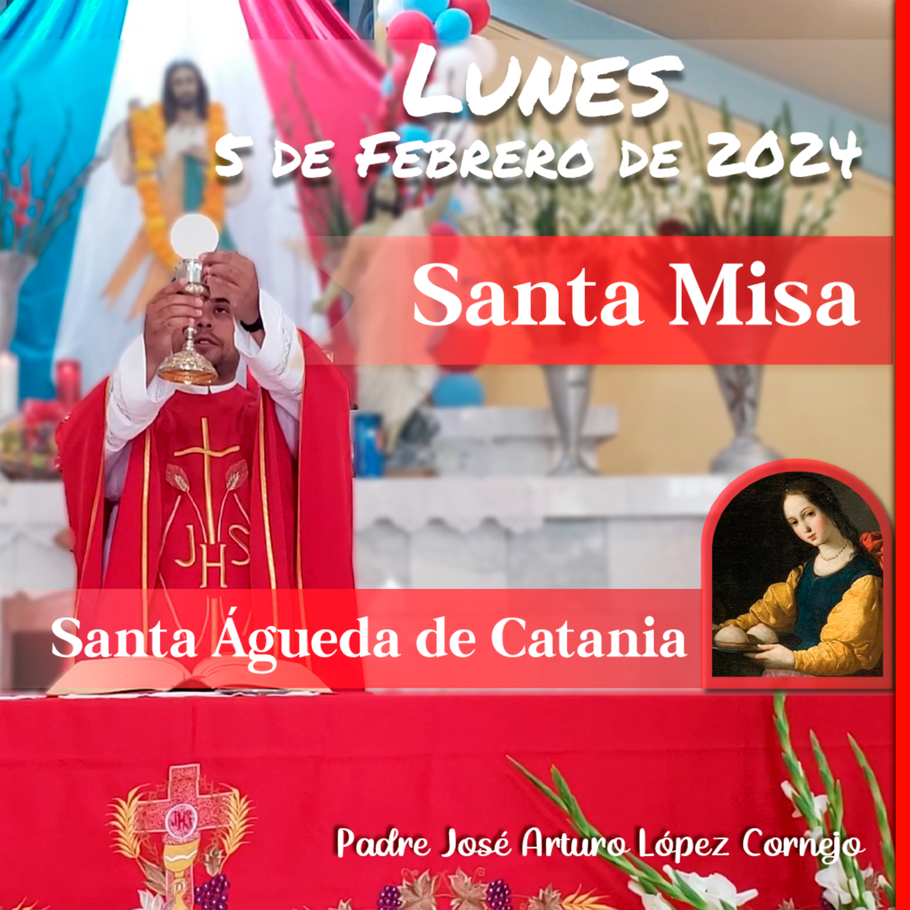 ✅ MISA DE HOY lunes 5 de Febrero 2024 - Padre Arturo Cornejo