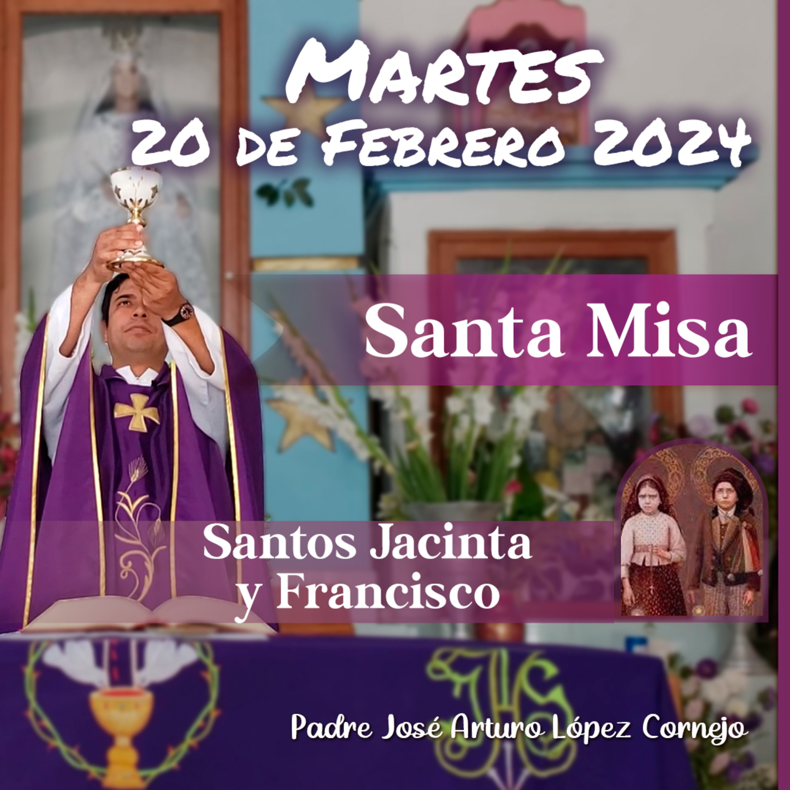 ✅ MISA DE HOY martes 20 de Febrero 2024 - Padre Arturo Cornejo