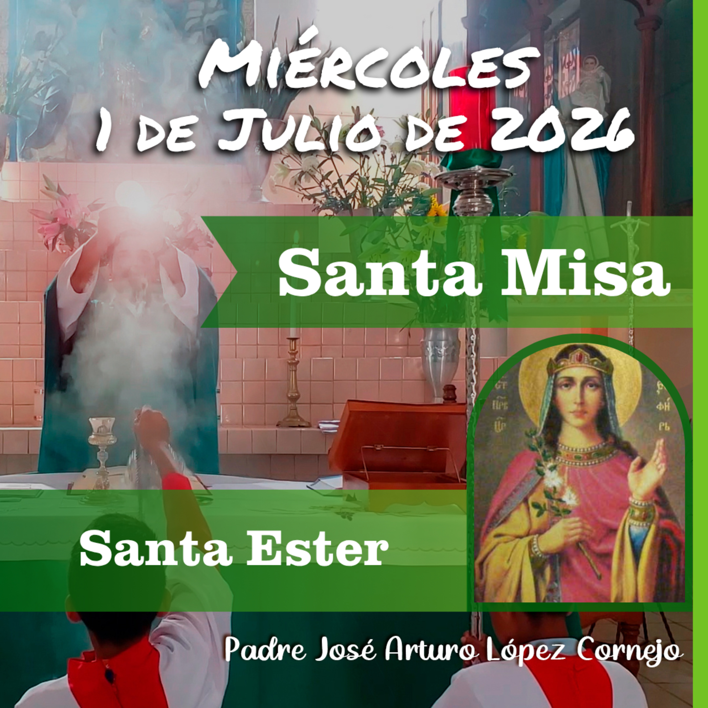 ✅ MISA DE HOY miércoles 1 de Julio del 2026 - Padre Arturo Cornejo episode artwork