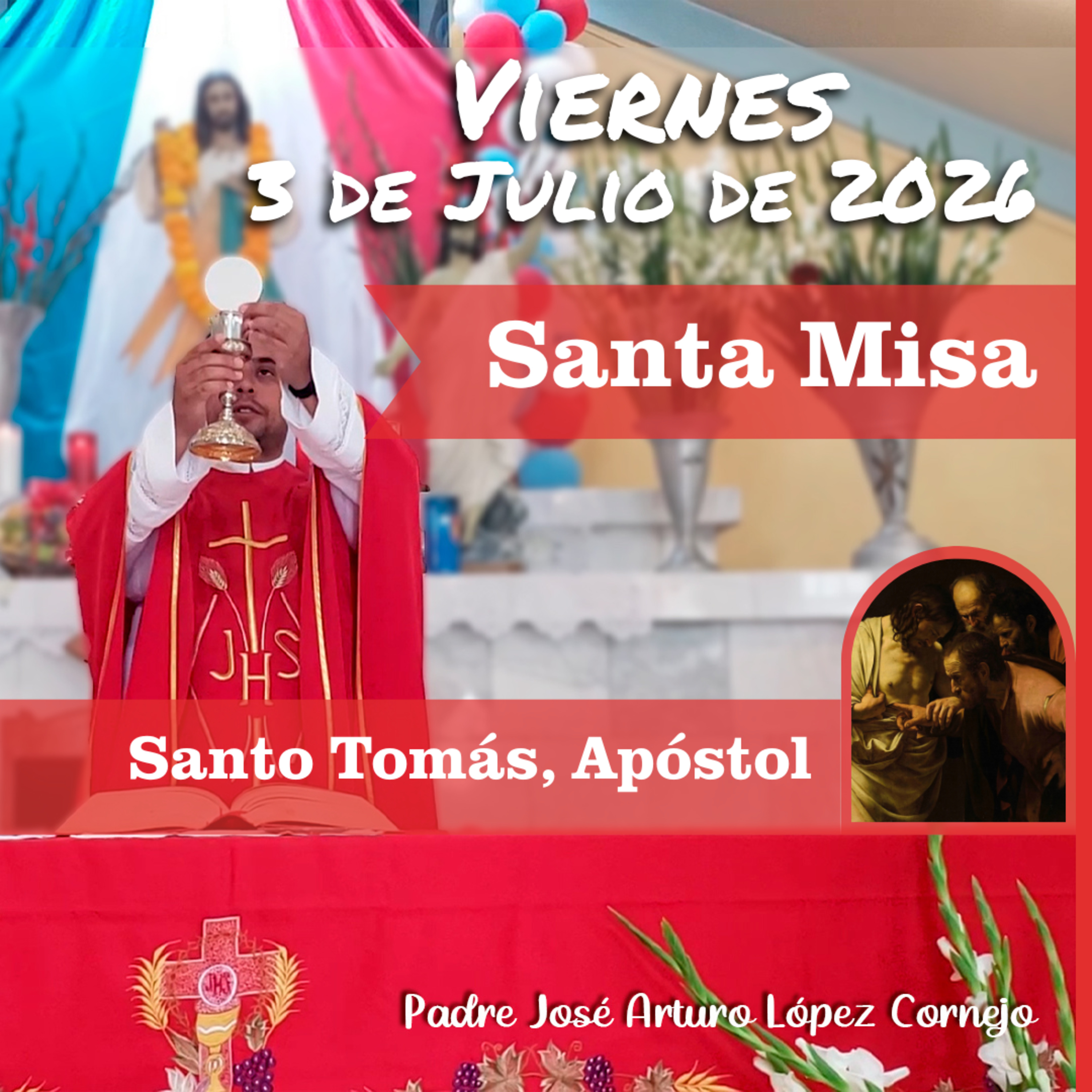 ✅ MISA DE HOY viernes 3 de Julio del 2026 - Padre Arturo Cornejo episode artwork