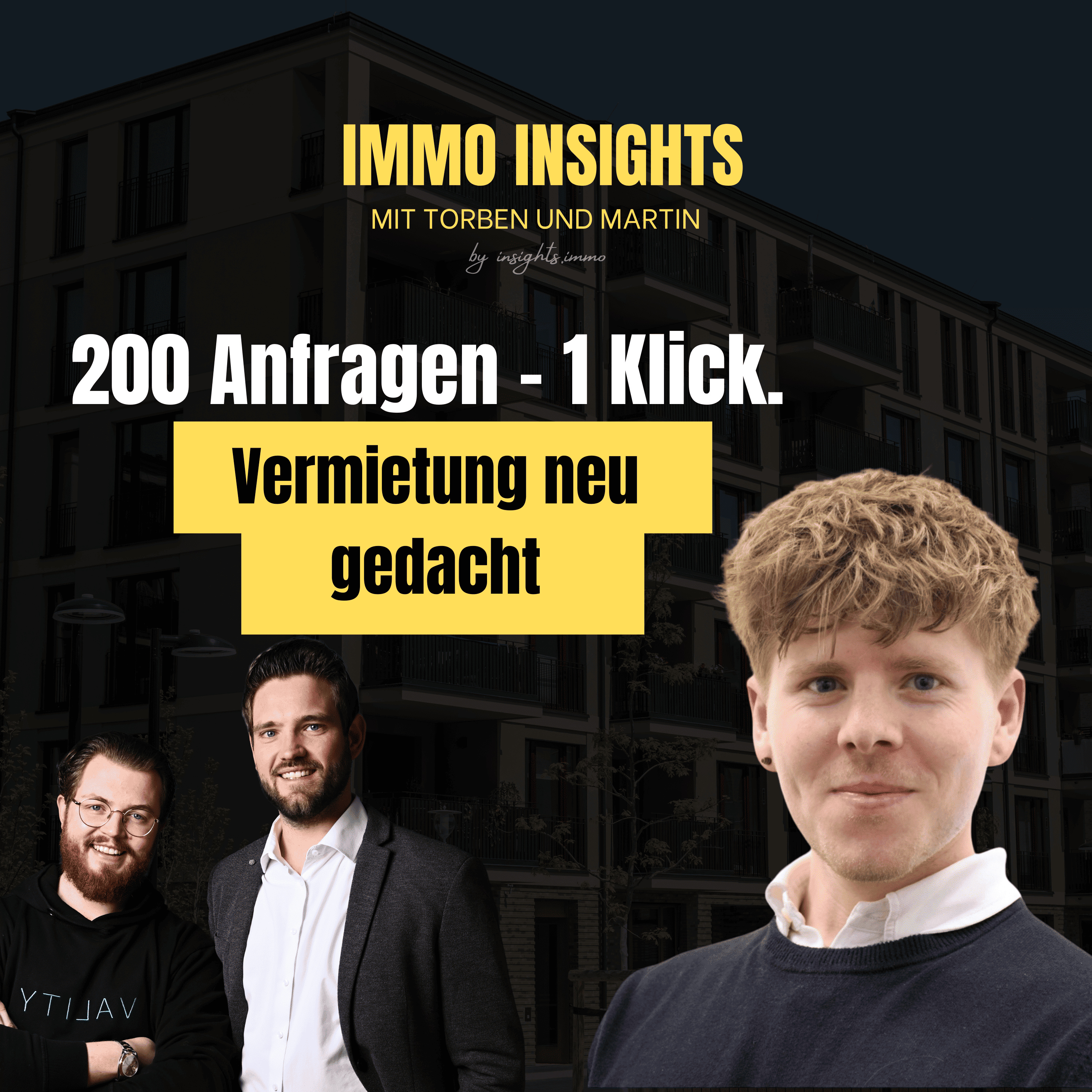 #219 - 200 Anfragen, eine Wohnung - wie Immodio das löst | Insights mit Lukas Kolb episode artwork