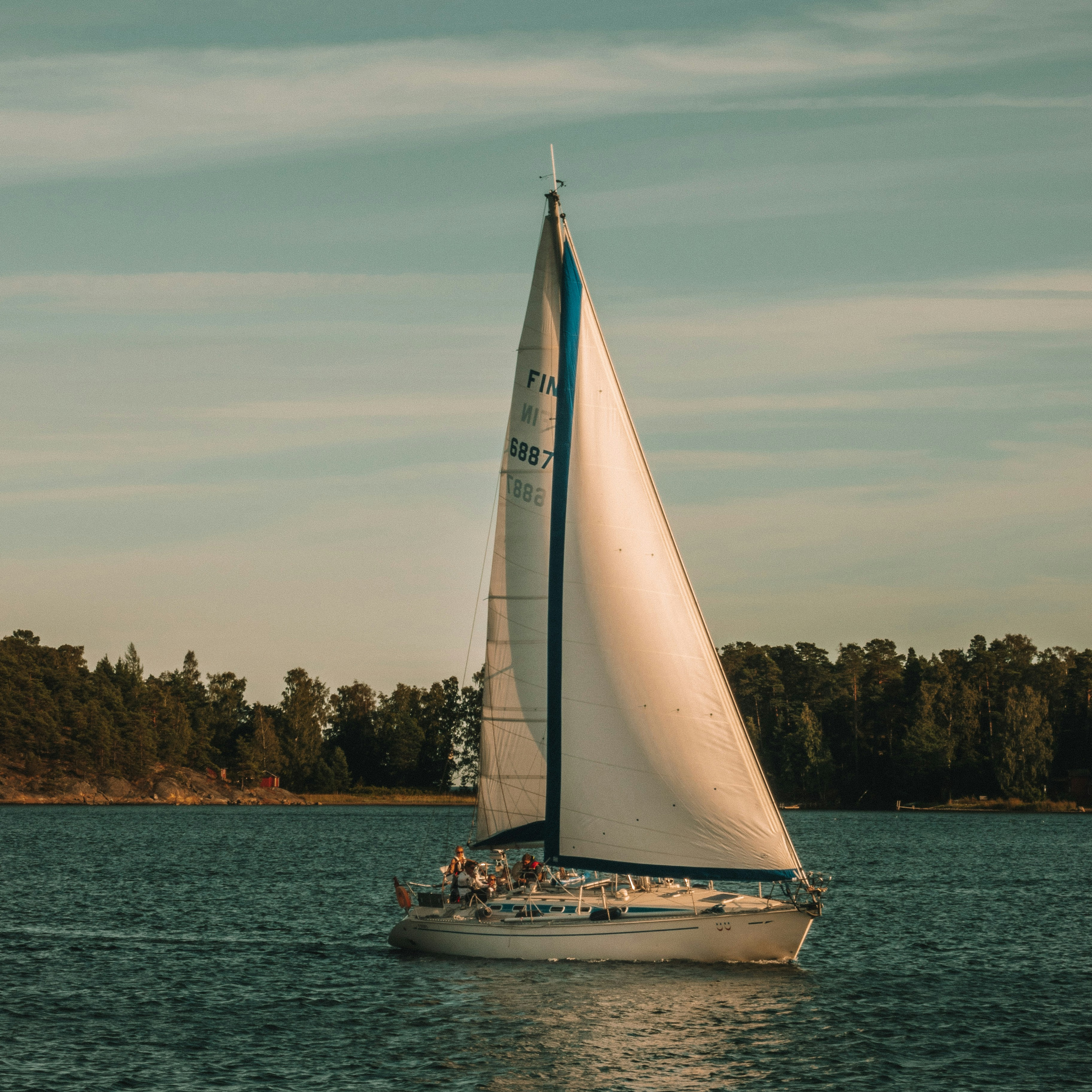 Sailboat on Calm Water for Deep Sleep, Relaxation & Focus – Peaceful Ocean Ambience 9 Hours episode artwork