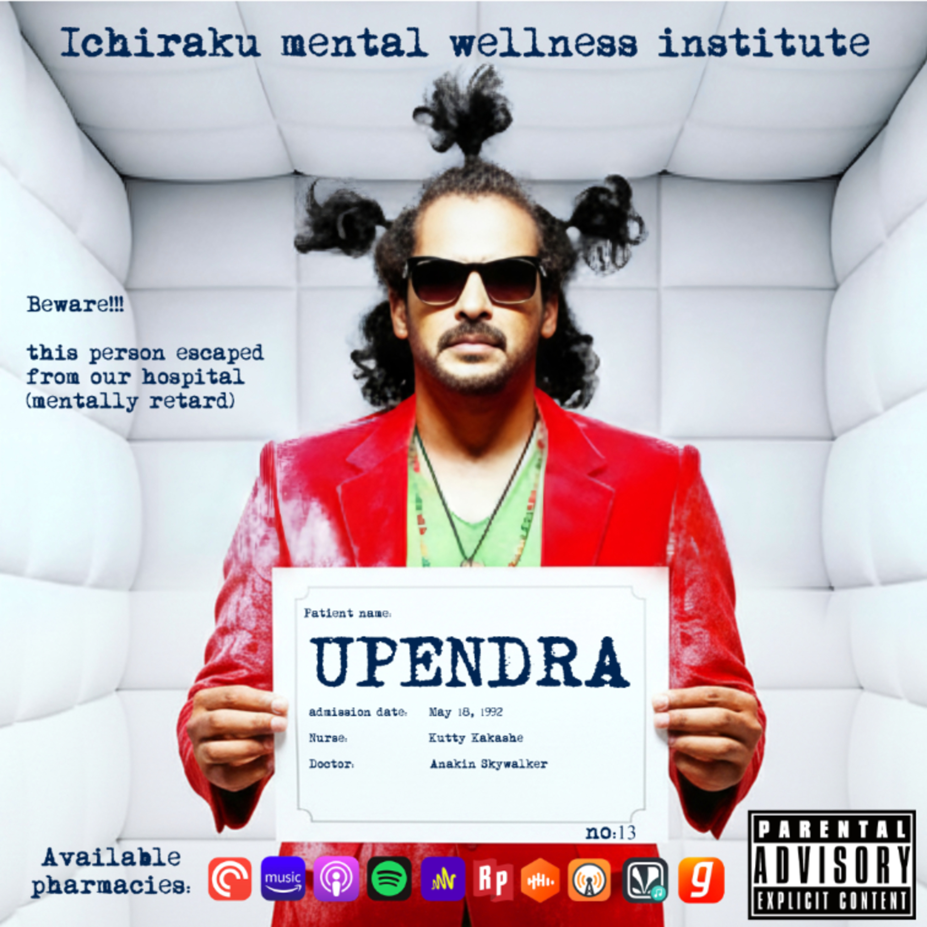 EPISODE 13 - Upendra (straight outta mental wellness institute) 😈 episode artwork