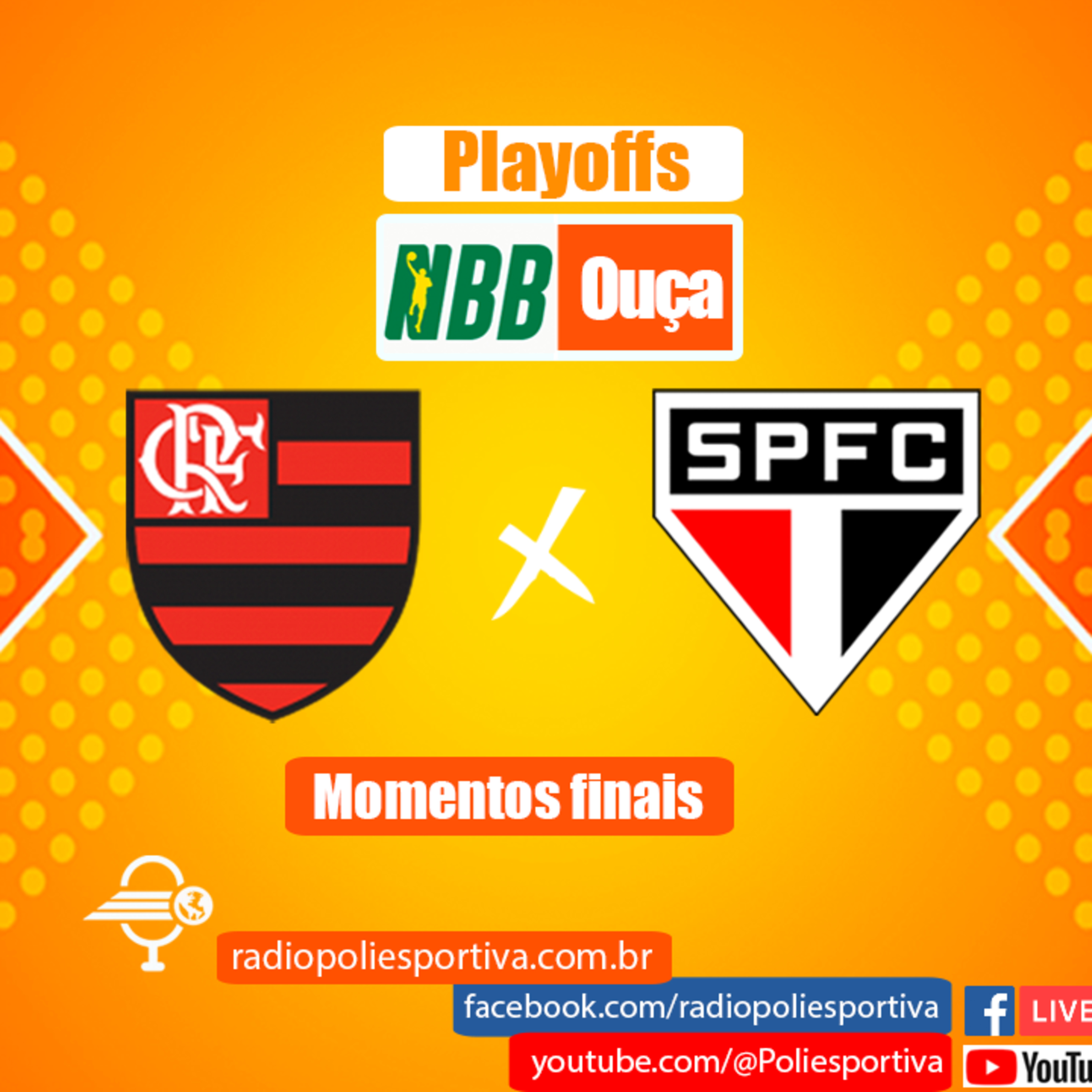 SHOW DE BASQUETE - NBB 15 2022/23 - PLAYOFFS - SEMIFINAL - JOGO #1 - MOMENTOS FINAIS DE FLAMENGO 72 X 80 SÃO PAULO episode artwork