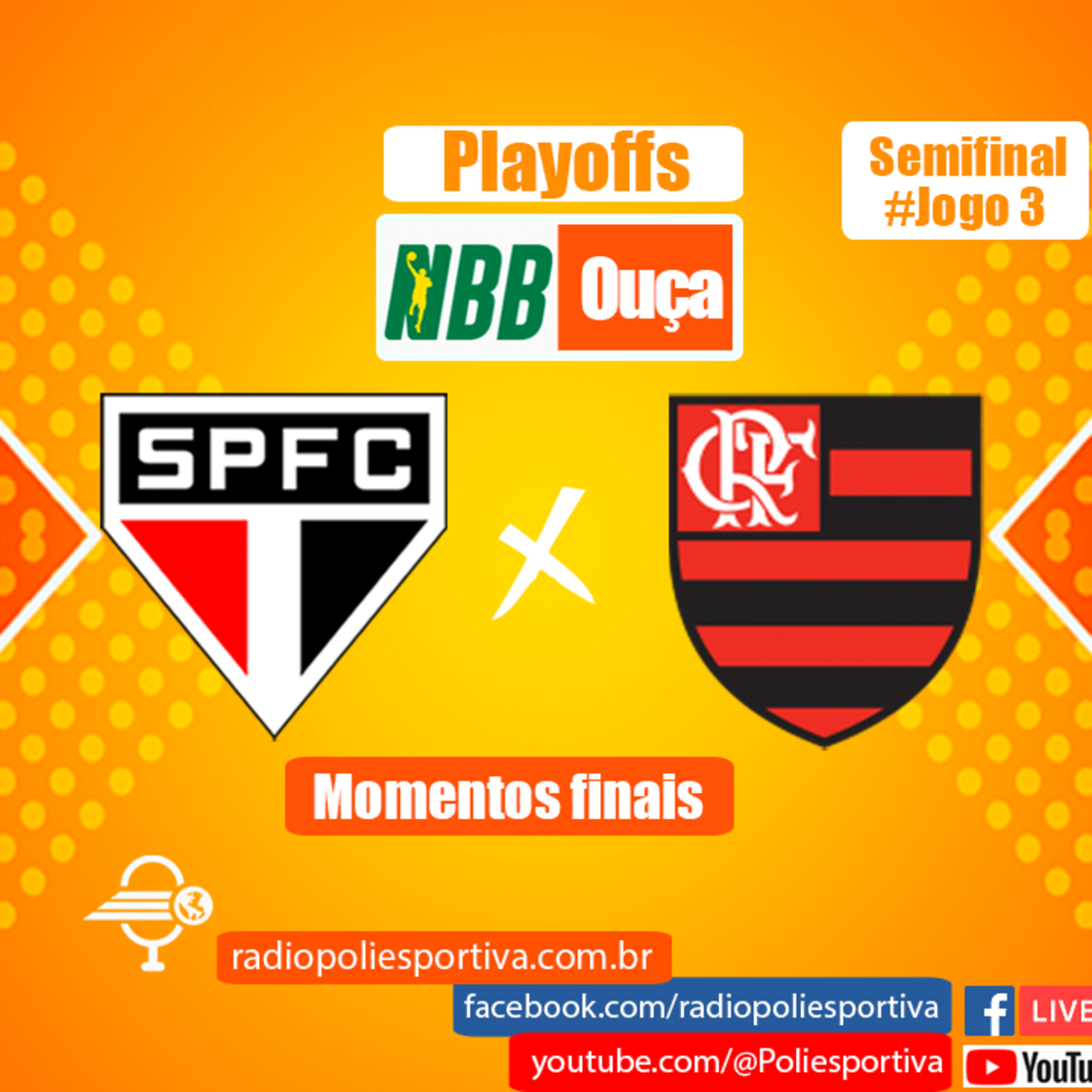 SHOW DE BASQUETE - NBB 15 2022/23 - PLAYOFFS - SEMIFINAL - JOGO #3 - MOMENTOS FINAIS DE SÃO PAULO 72 X 69 FLAMENGO episode artwork