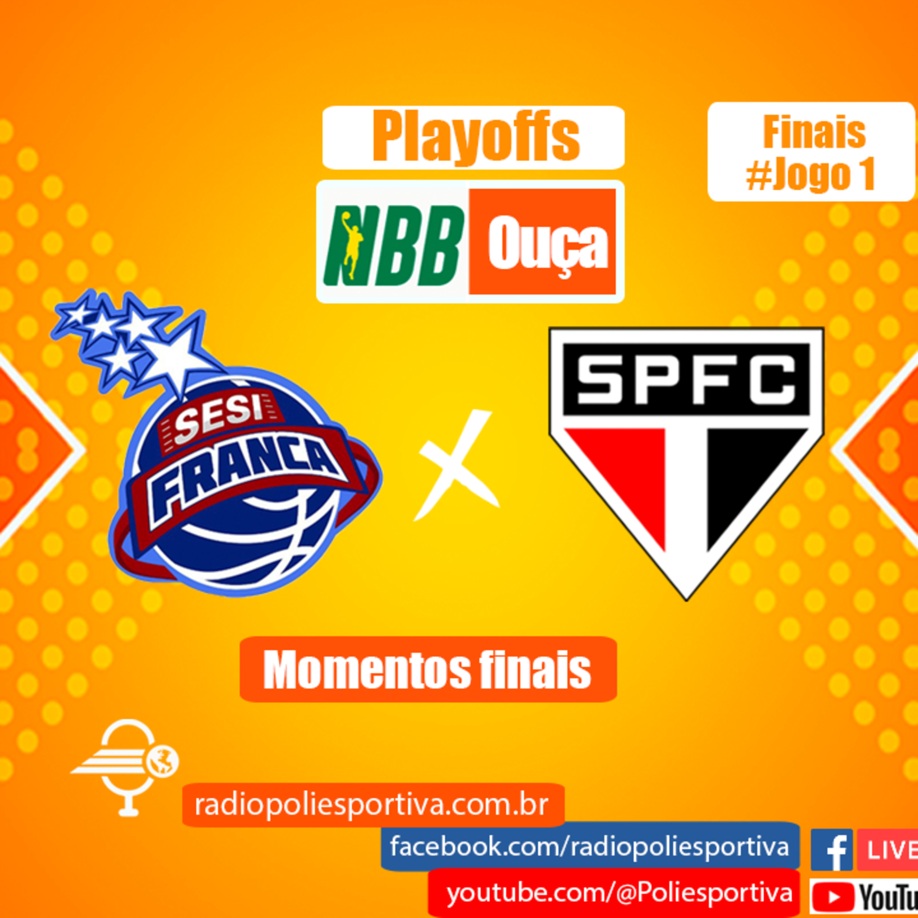 SHOW DE BASQUETE - NBB 15 2022/23 - PLAYOFFS - FINAL - JOGO #1 - MOMENTOS FINAIS DE SESI FRANCA 88 x 98 SÃO PAULO episode artwork