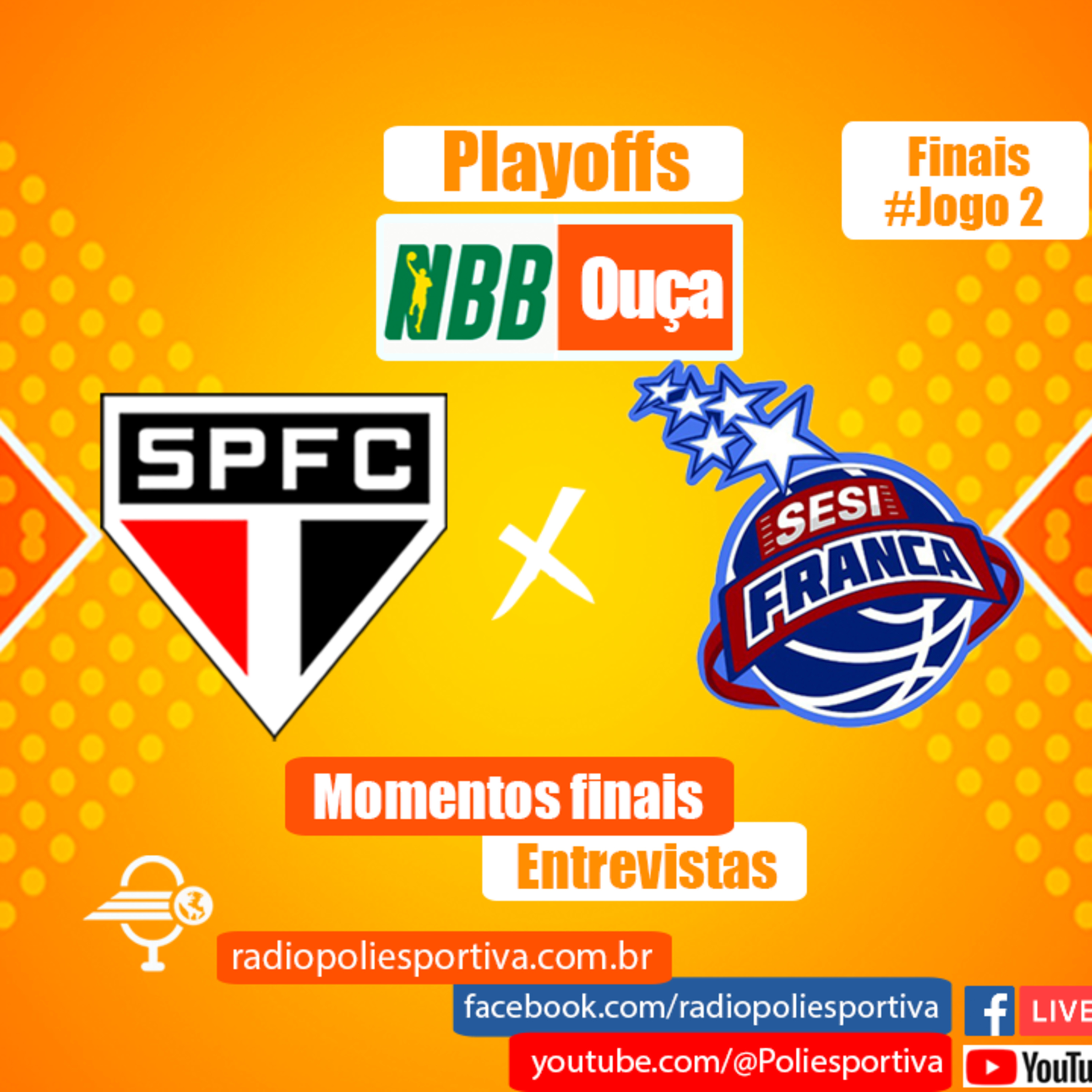 SHOW DE BASQUETE - NBB 15 2022/23 - PLAYOFFS - FINAL - JOGO #2 - MOMENTOS FINAIS E ENTREVISTAS DE SÃO PAULO 80 X 88 SESI FRANCA episode artwork