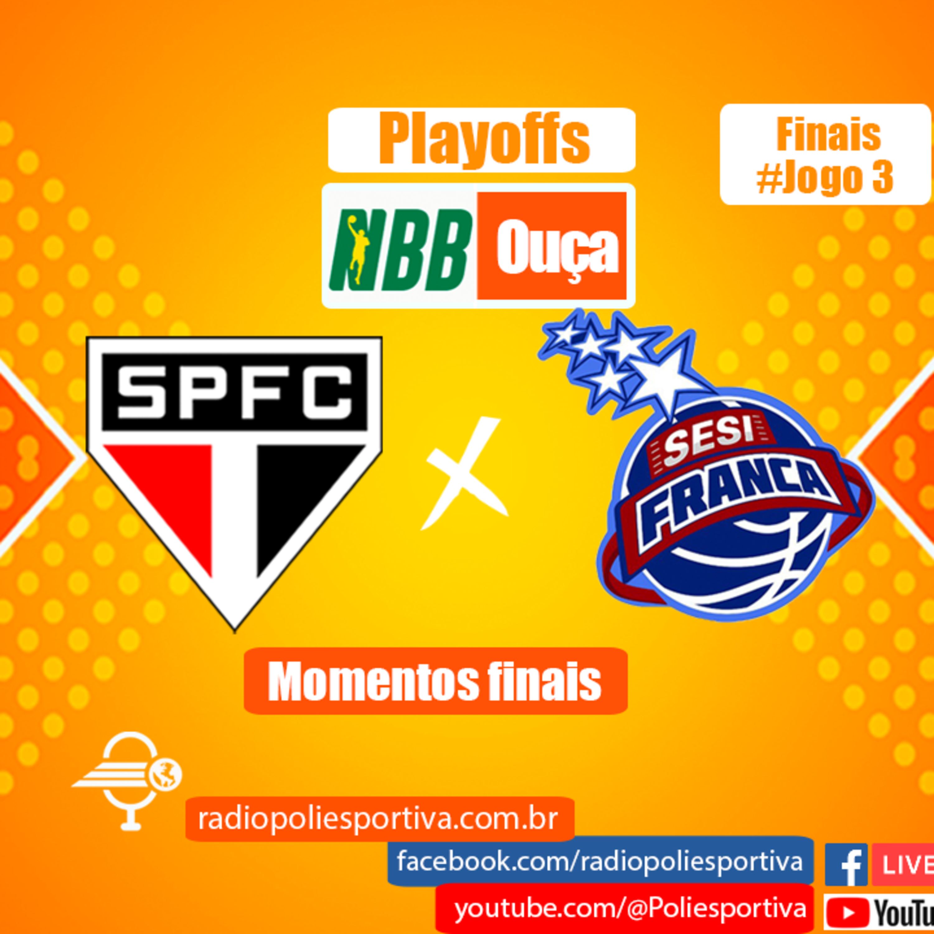 SHOW DE BASQUETE - NBB 15 2022/23 - PLAYOFFS - FINAL - JOGO #3 - MOMENTOS FINAIS DE SÃO PAULO 92 X 94 SESI FRANCA episode artwork
