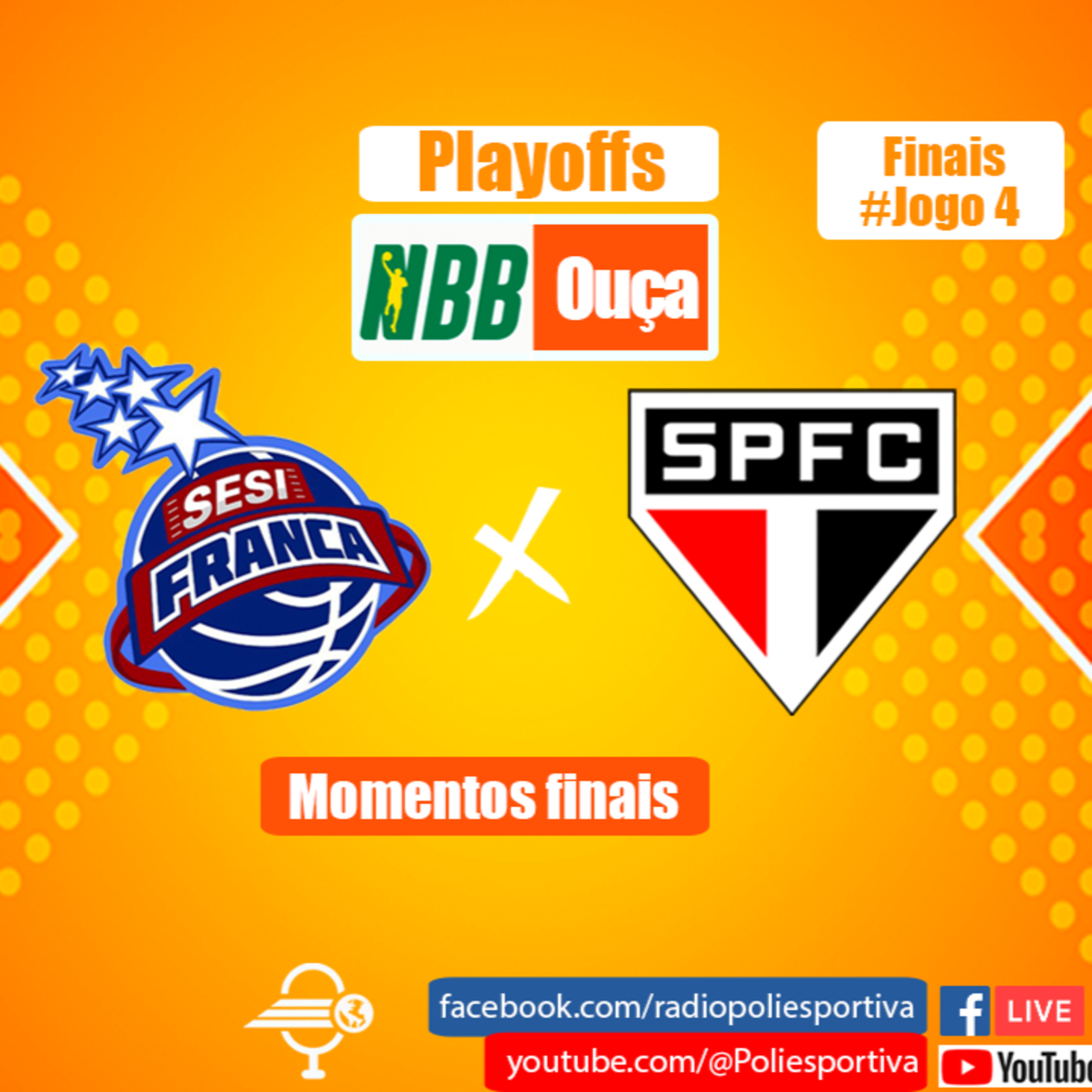 SHOW DE BASQUETE - NBB 15 2022/23 - PLAYOFFS - FINAL - JOGO #4 - MOMENTOS FINAIS DE SESI FRANCA 81 x 86 SÃO PAULO episode artwork