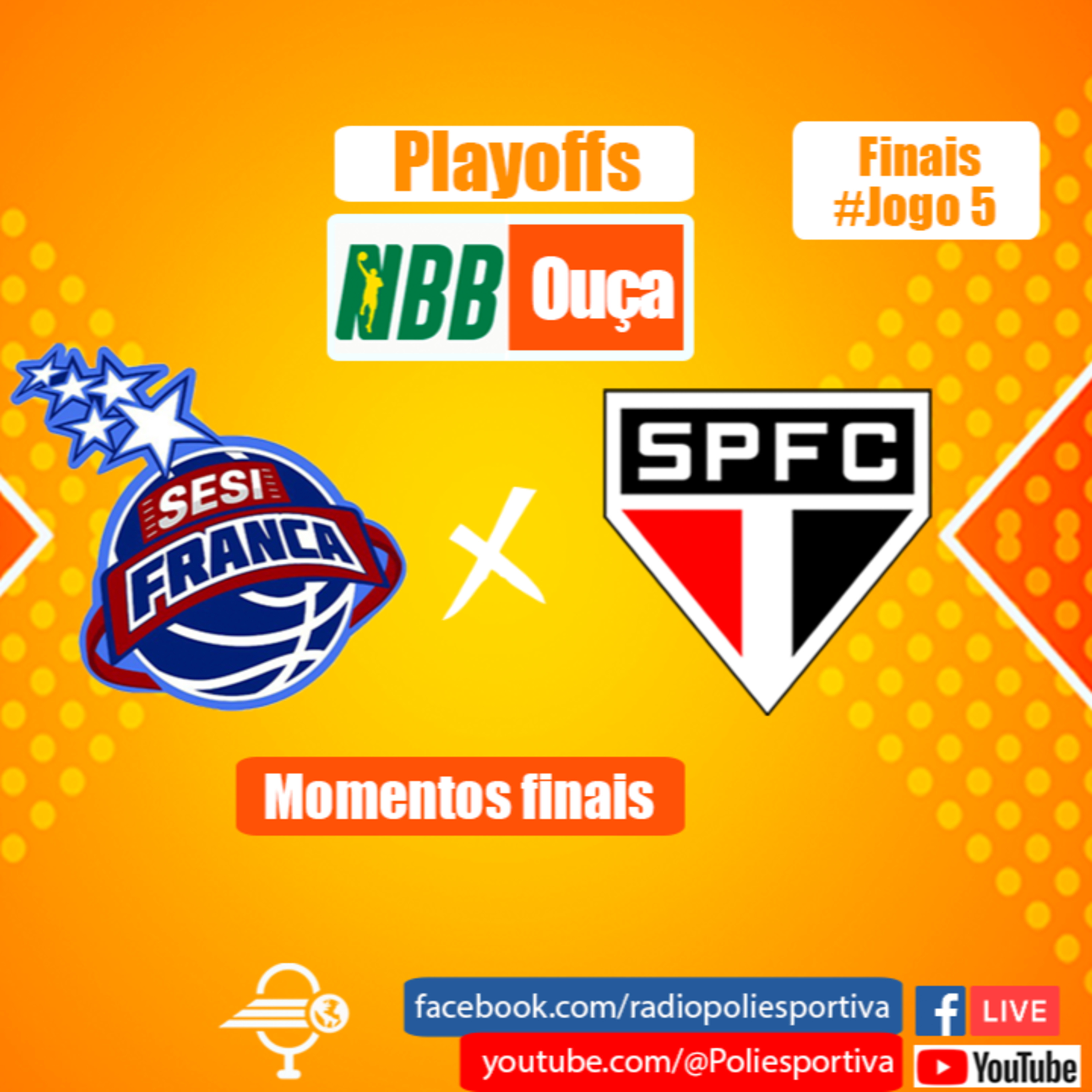 SHOW DE BASQUETE - NBB 15 2022/23 - PLAYOFFS - FINAL - JOGO #5 - MOMENTOS FINAIS DE SESI FRANCA 92 x 68 SÃO PAULO episode artwork