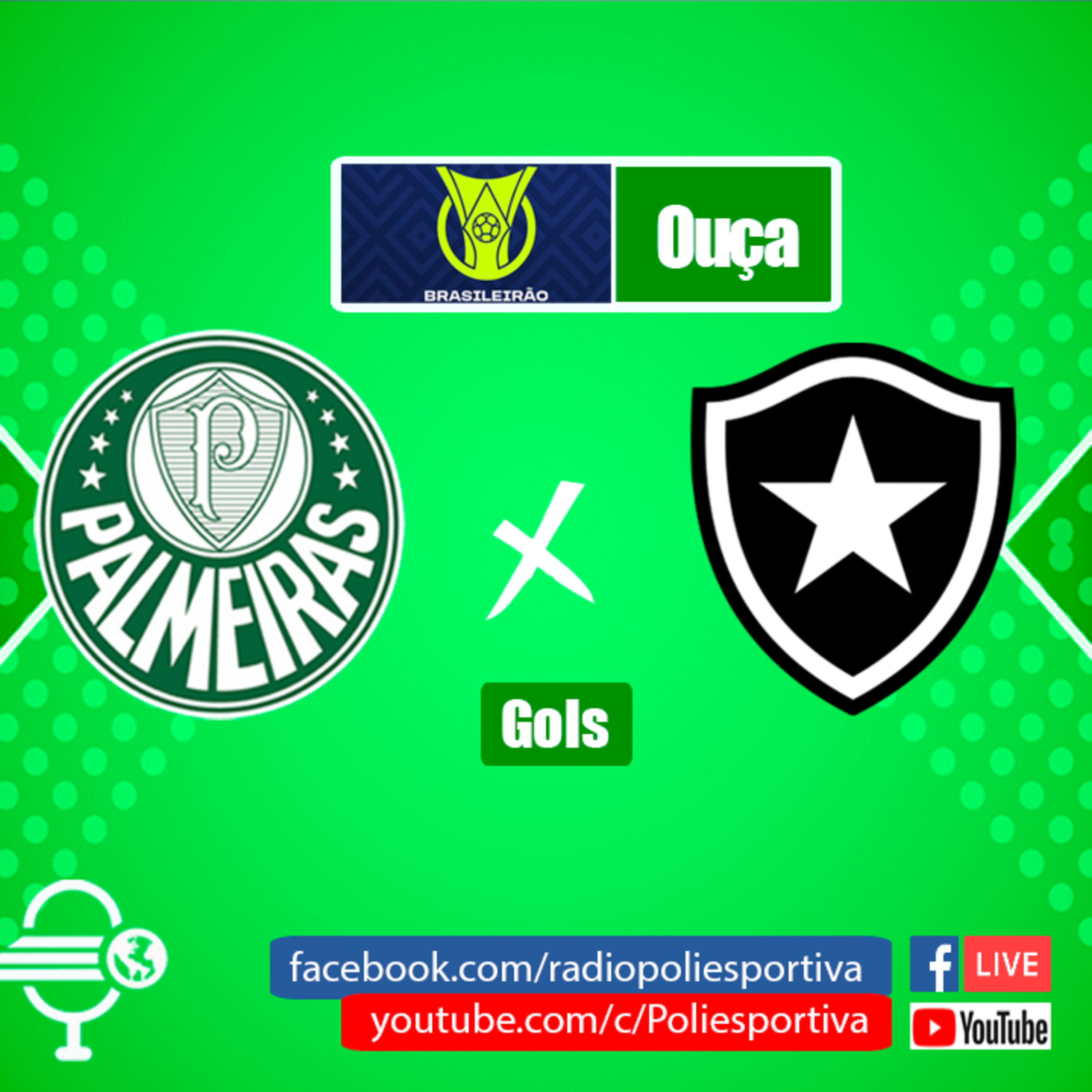 FUTEBOL NA POLIESPORTIVA - BRASILEIRÃO 2023 - RODADA #12 - GOL DE PALMEIRAS 0 X 1 BOTAFOGO episode artwork