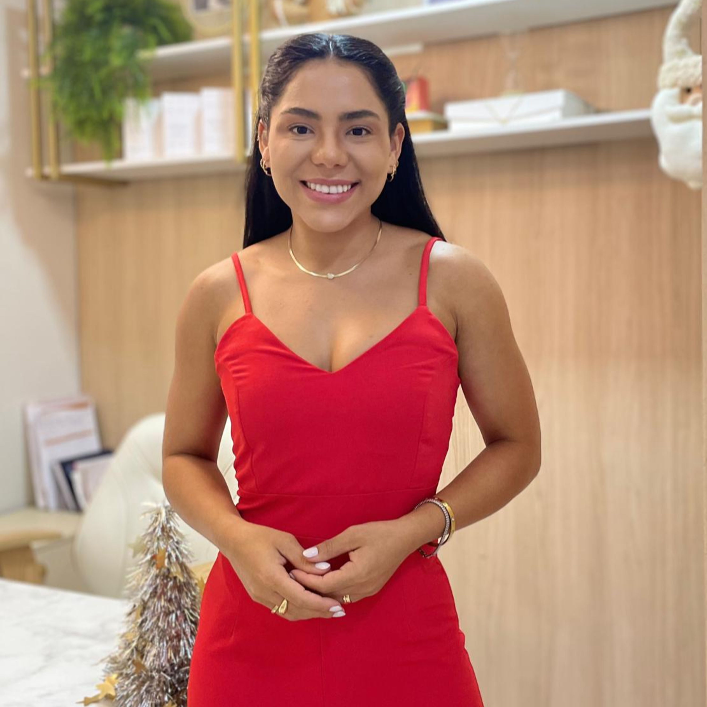 Esteticista e Biomédica Dra. Ciana Magalhães no Programa Felicidade.
