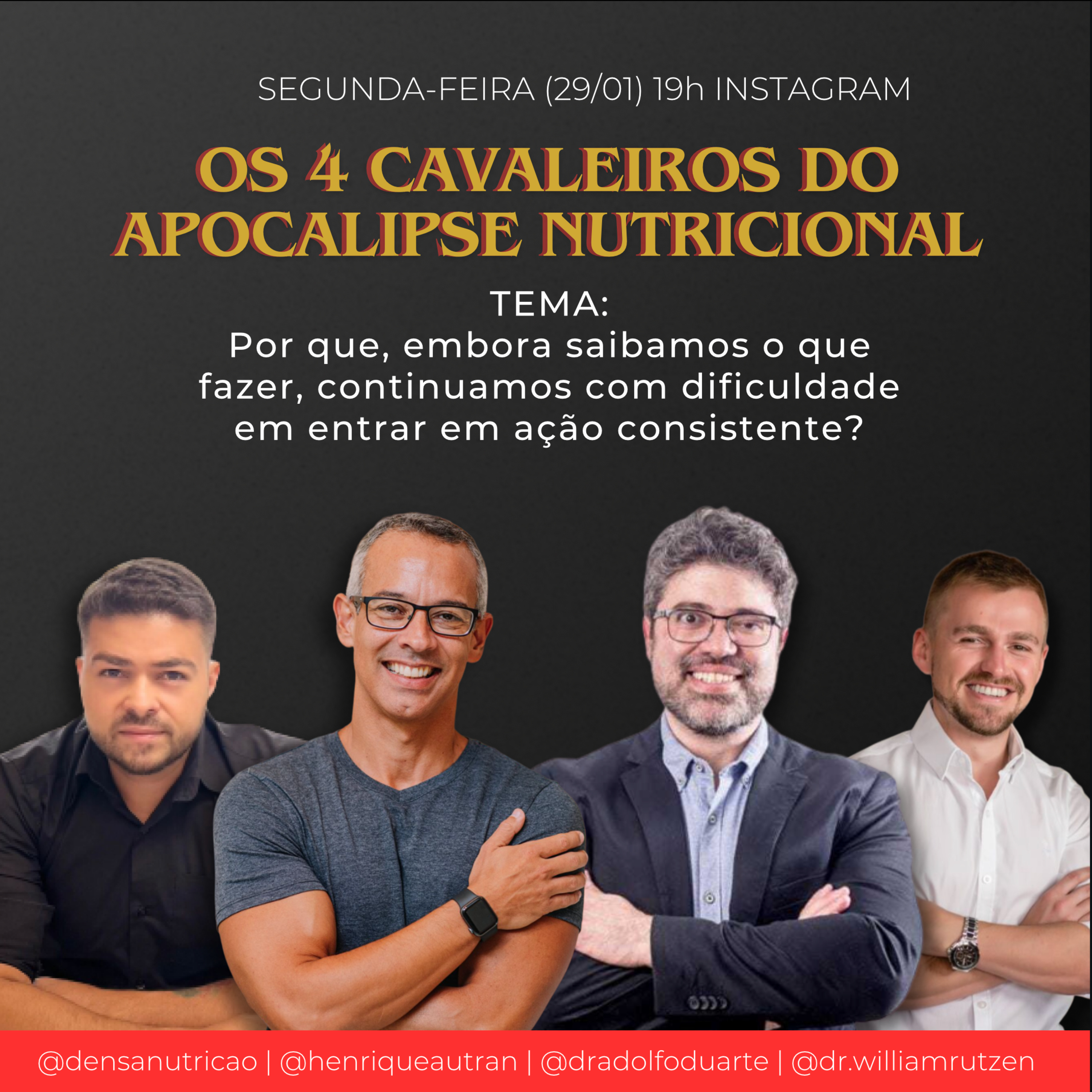 Cavaleiros do Apocalipse Nutricional: Por que, embora saibamos o que fazer, continuamos com dificuldade em entrar em ação consistente? episode artwork