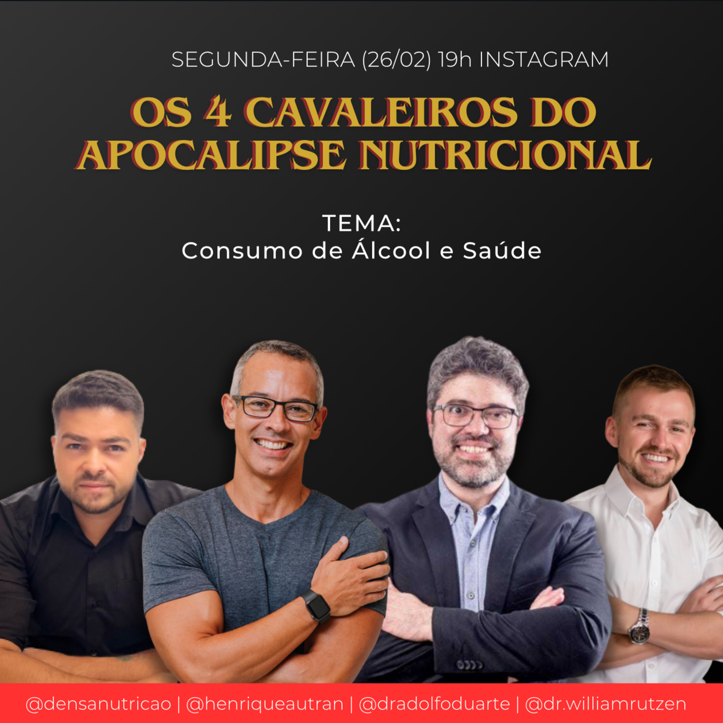 Os 4 Cavaleiros do Apocalipse Nutricional: Consumo de Álcool e Saúde episode artwork