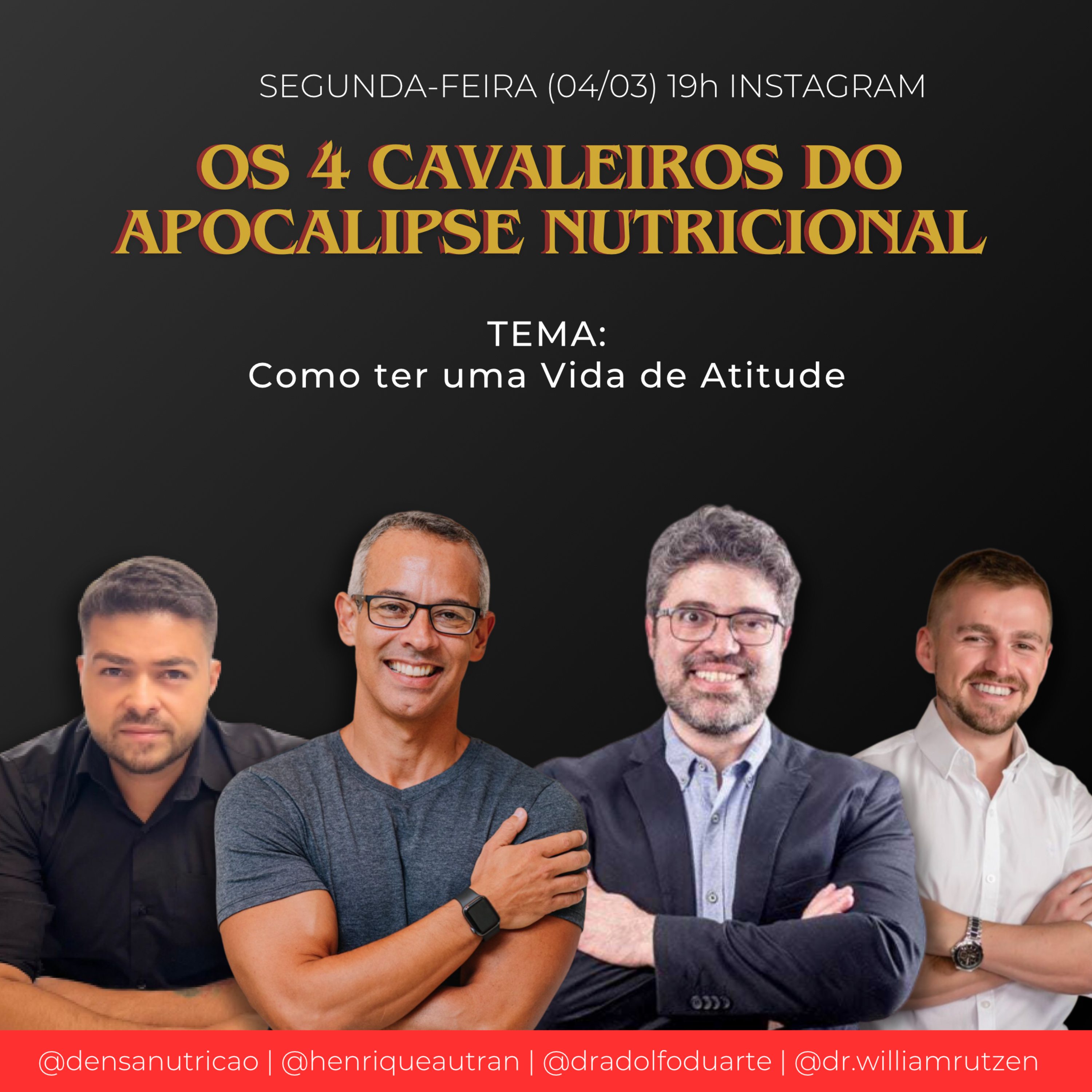 Os 4 Cavaleiros do Apocalipse Nutricional: Como Ter uma Vida de Atitude! episode artwork