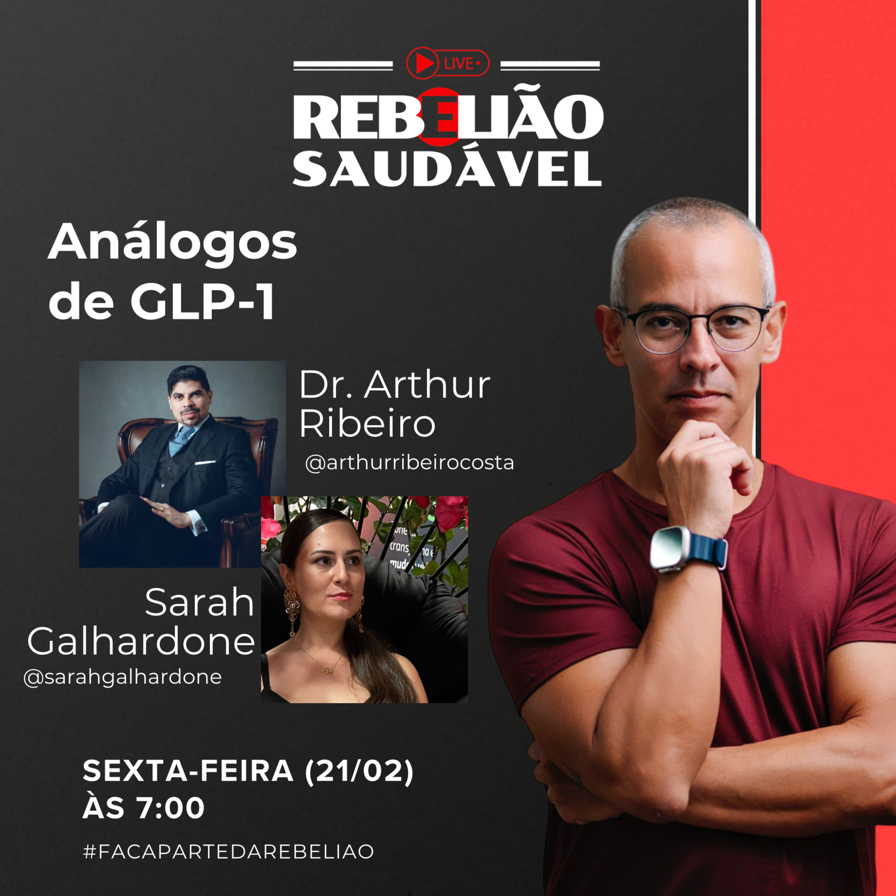 Dr. Arthur Ribeiro e Sarah Galhardone: Análogos de GLP-1 episode artwork