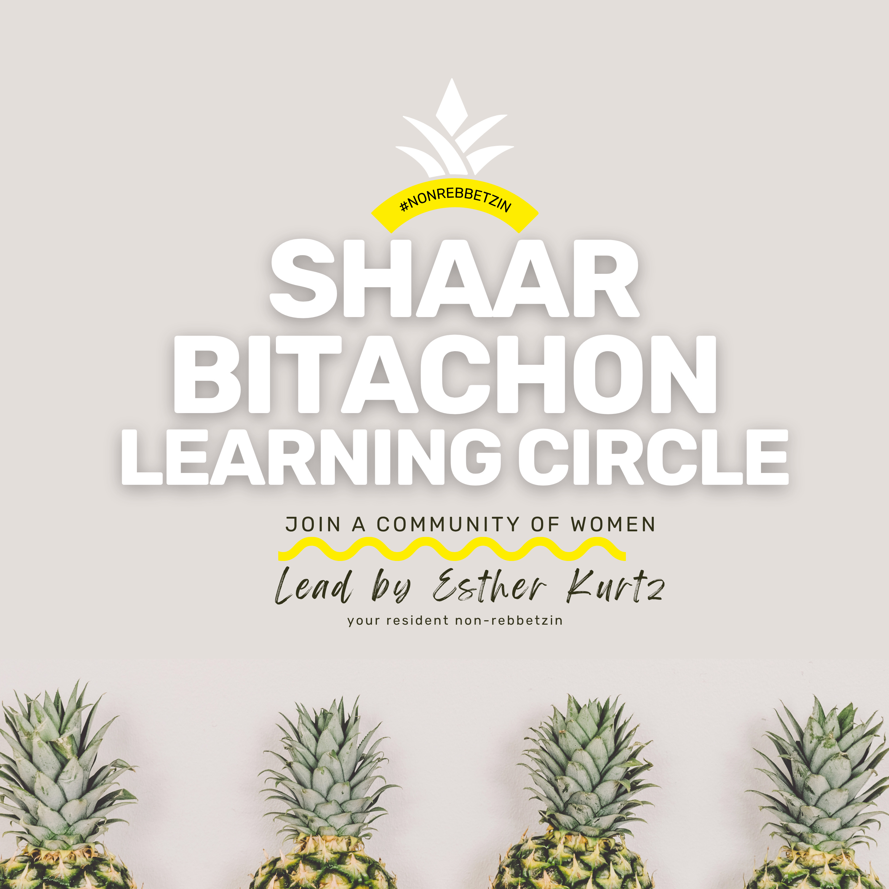 Shaar Bitachon Learning Circle