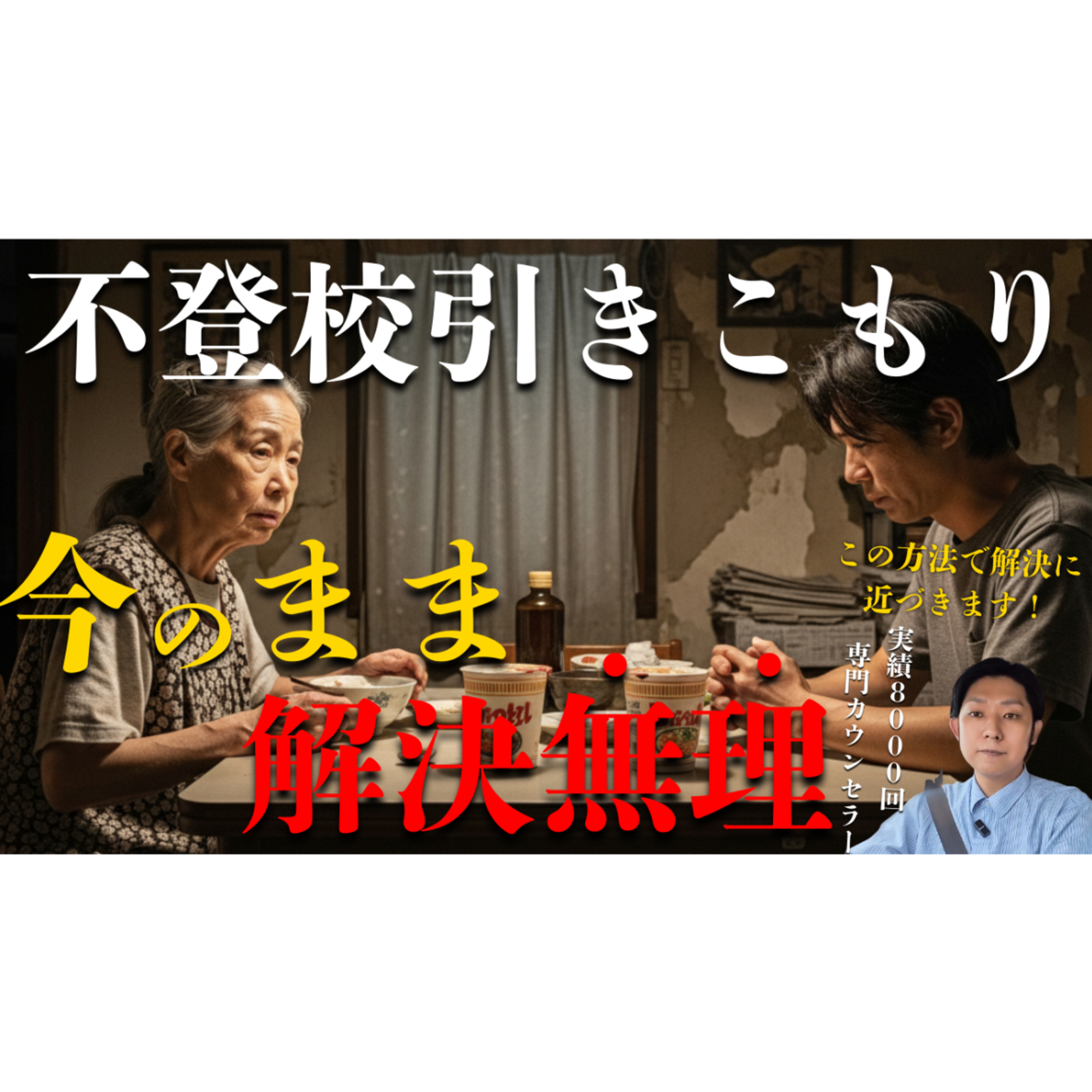【正直】今のままでは解決は難しいです【不登校引きこもり】