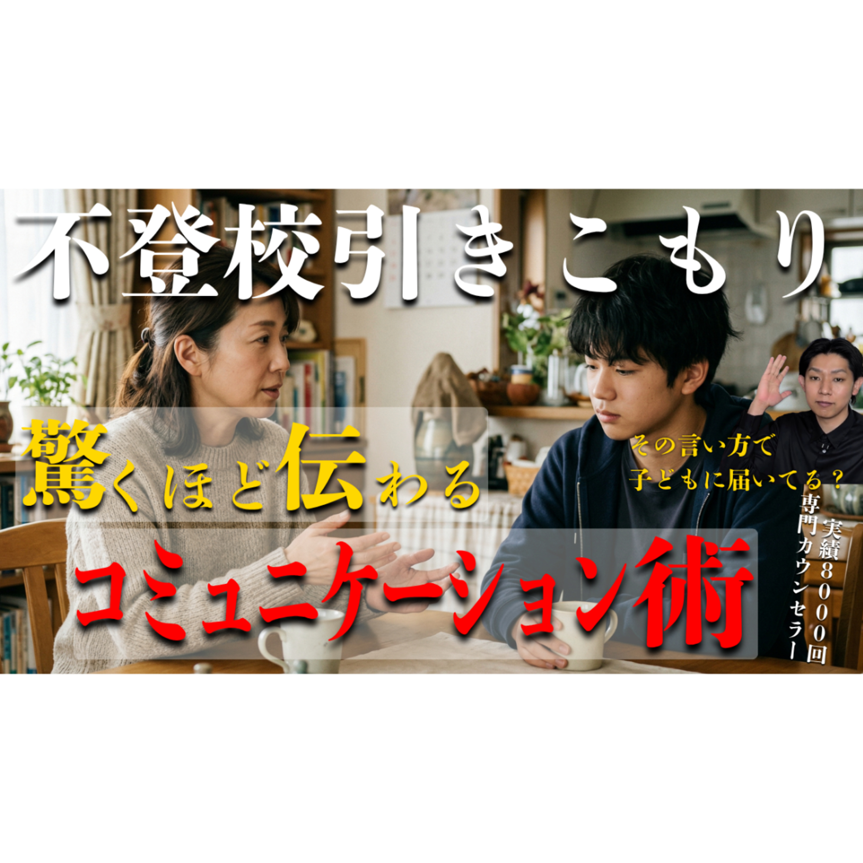 【意思疎通】子供と円滑なコミュニケーションが解決への重要な鍵です【不登校引きこもり】