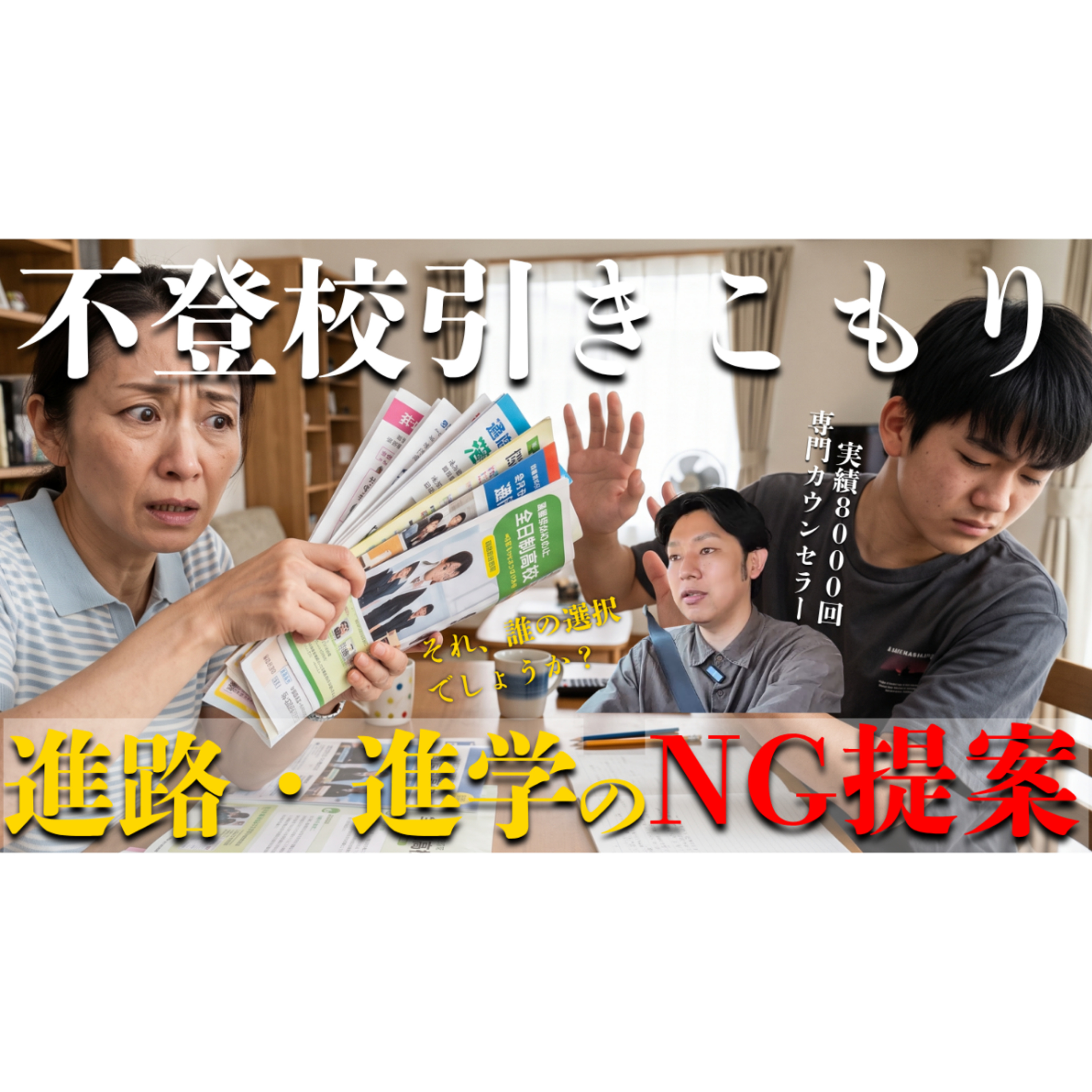 【岐路】進路・進学のNG提案にご注意ください！【不登校引きこもり解決】 episode artwork
