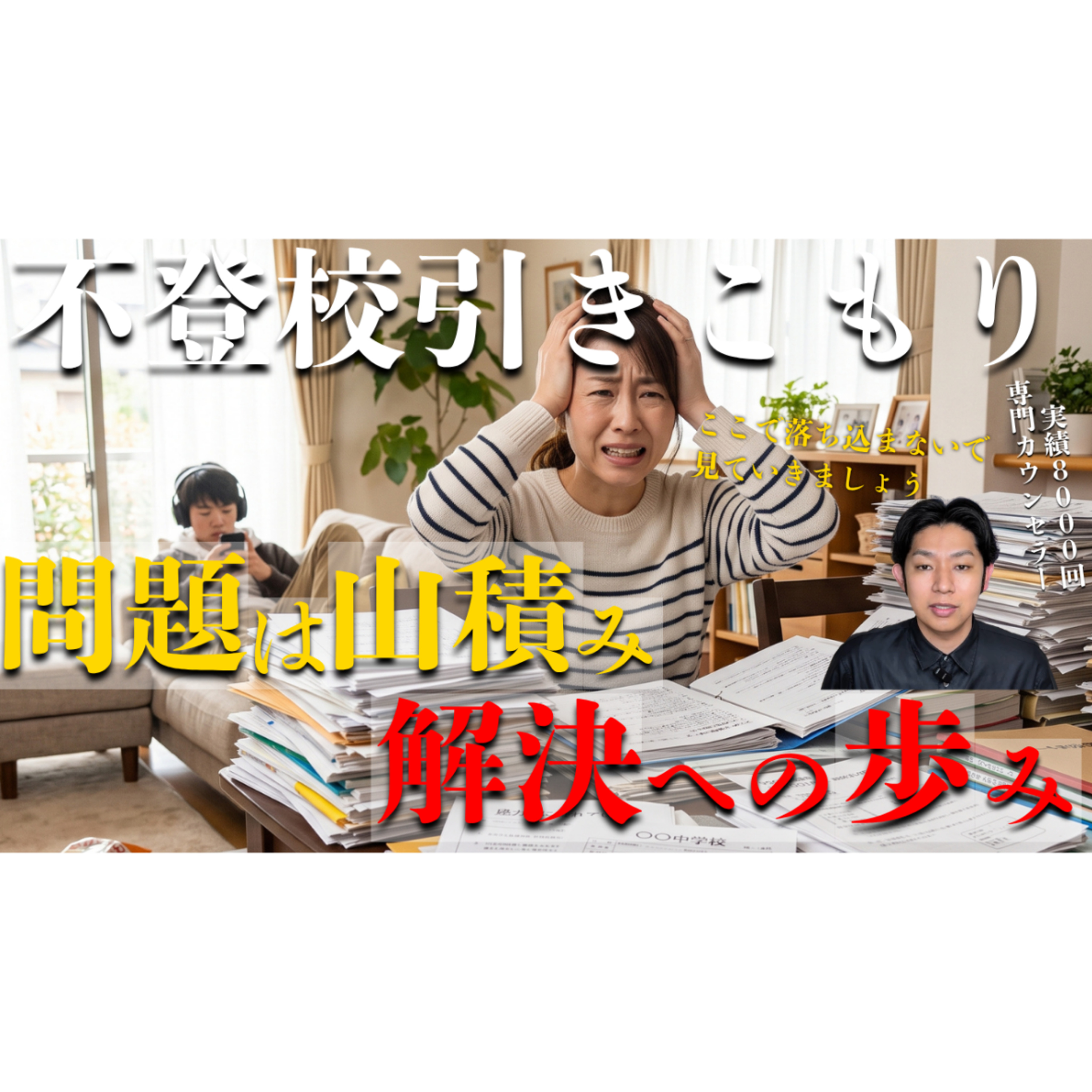 【愕然】実は問題は山積みの中でいかに歩めばよいのか？【不登校引きこもり解決】 episode artwork