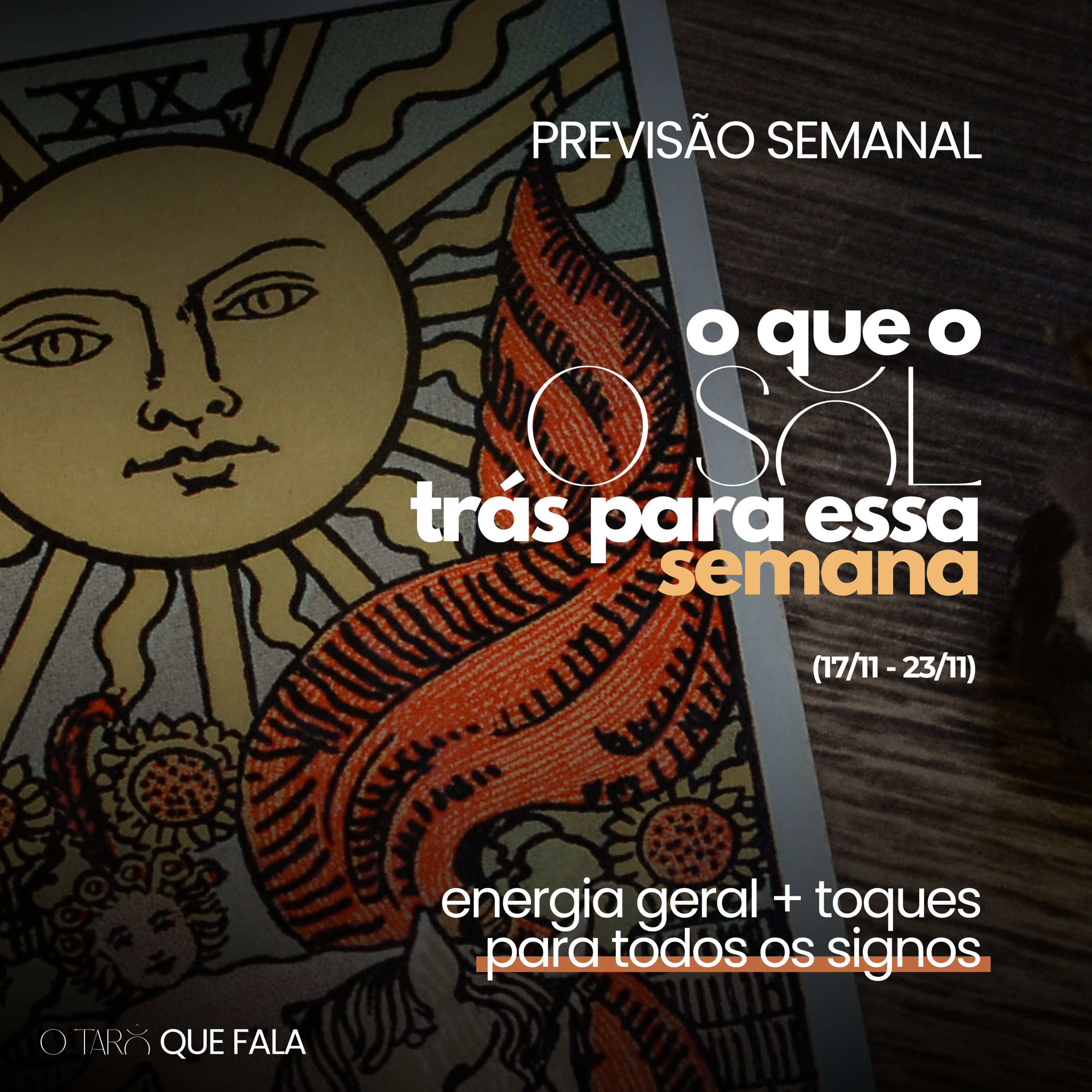 Previsão semanal + toques para os signos (17/11 - 23/11) episode artwork
