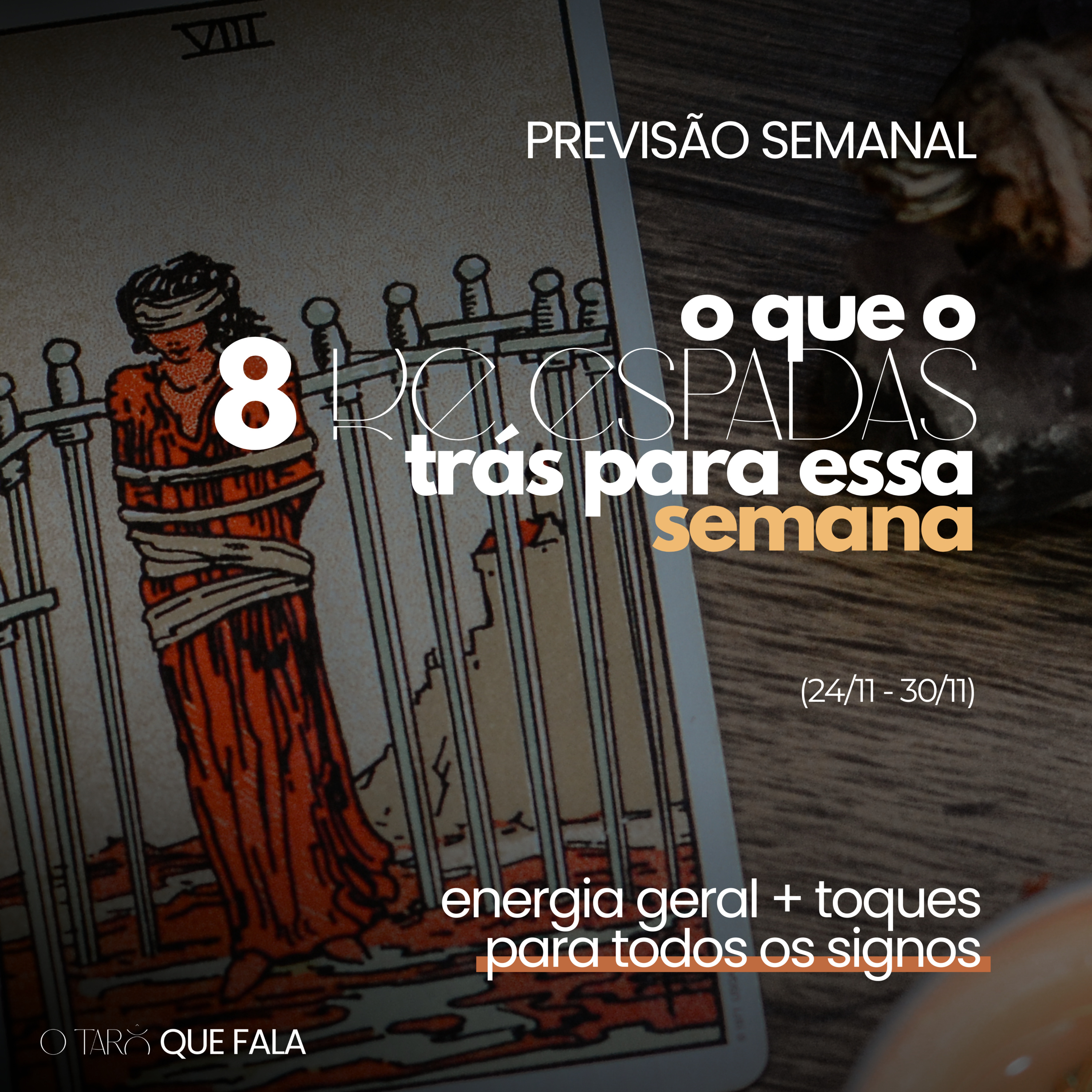 Previsão semanal + toques para os signos (24/11 - 30/11) episode artwork
