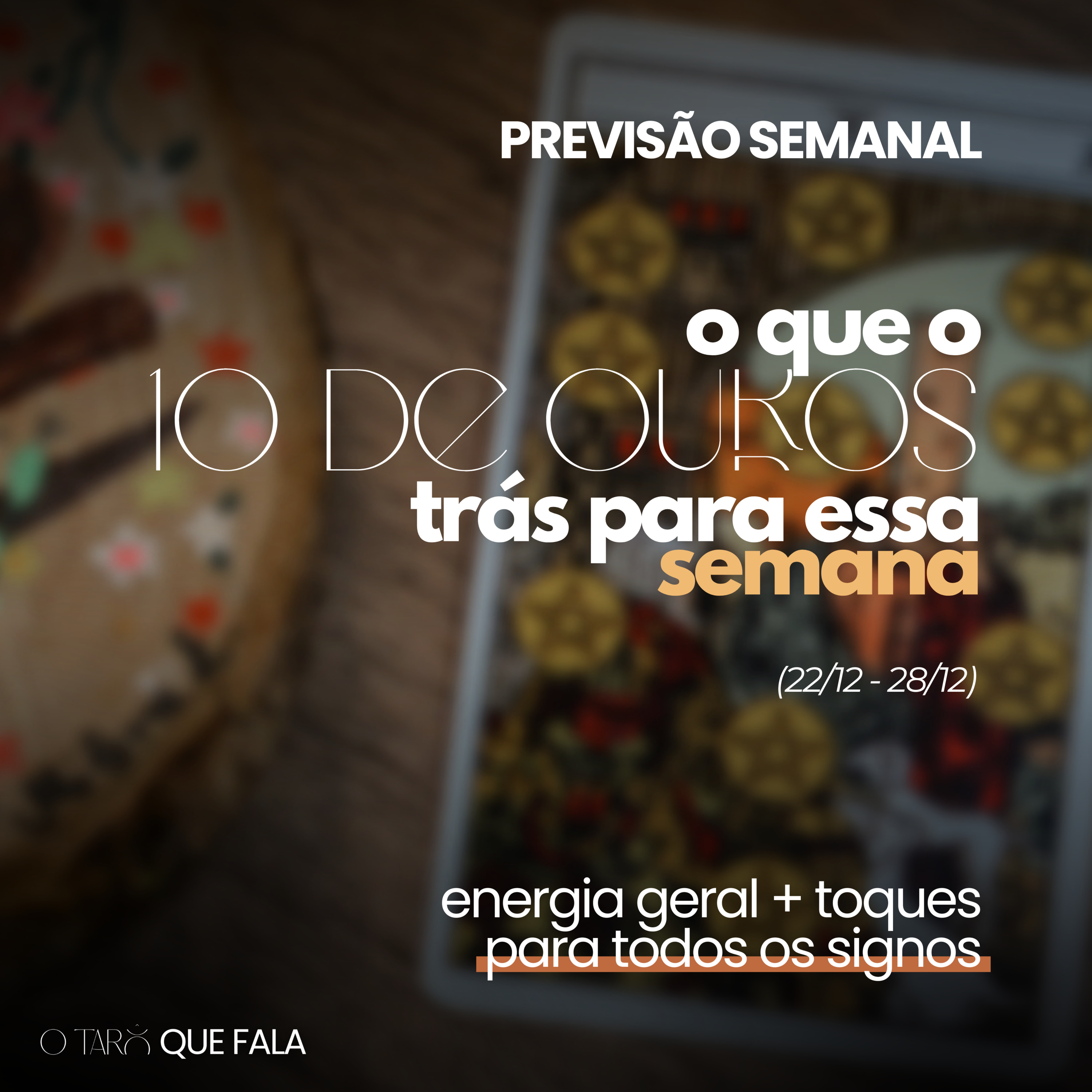 Previsão semanal + toques para os signos (22/12 - 28/12) episode artwork