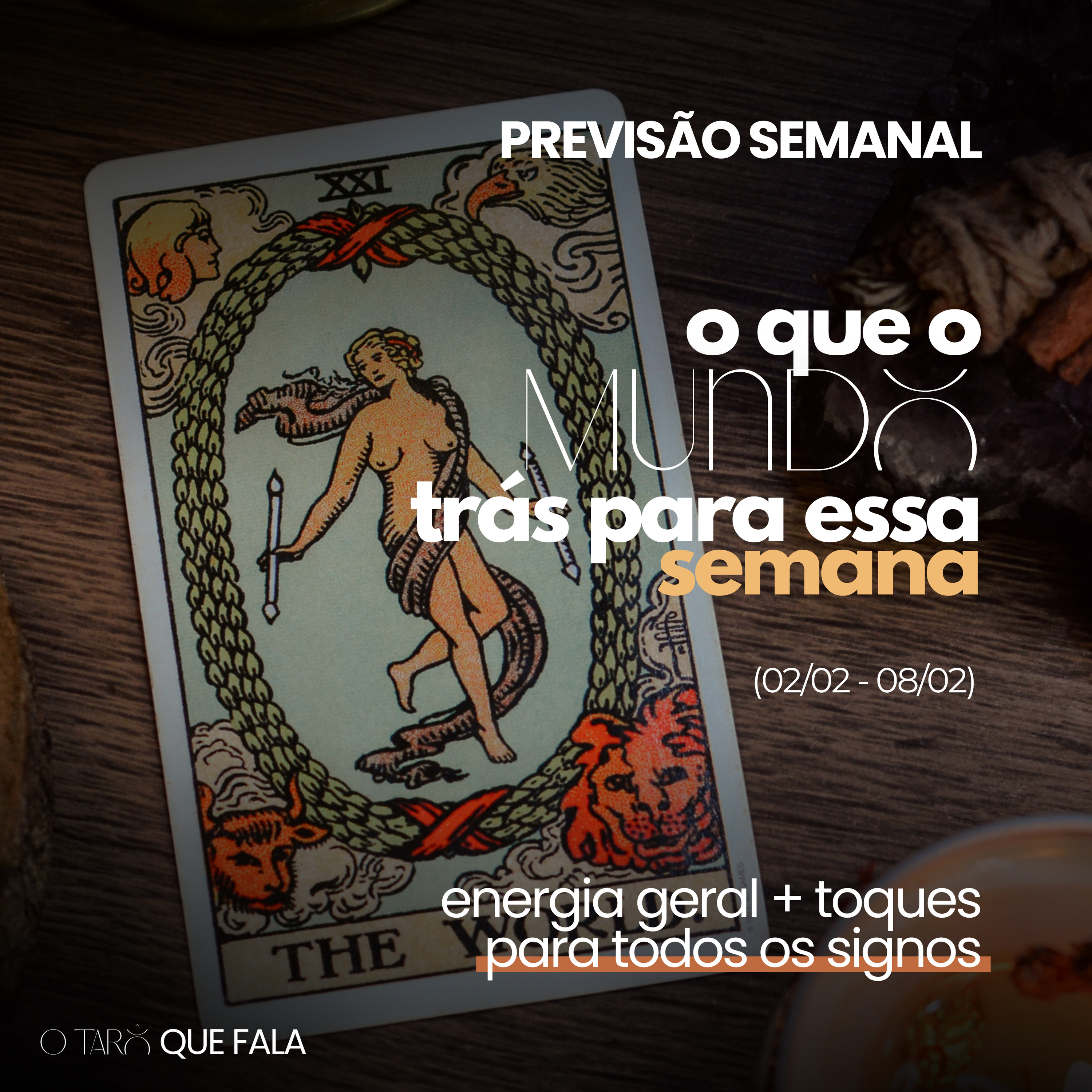 Previsão semanal + toques para os signos (02/02 - 08/02) episode artwork
