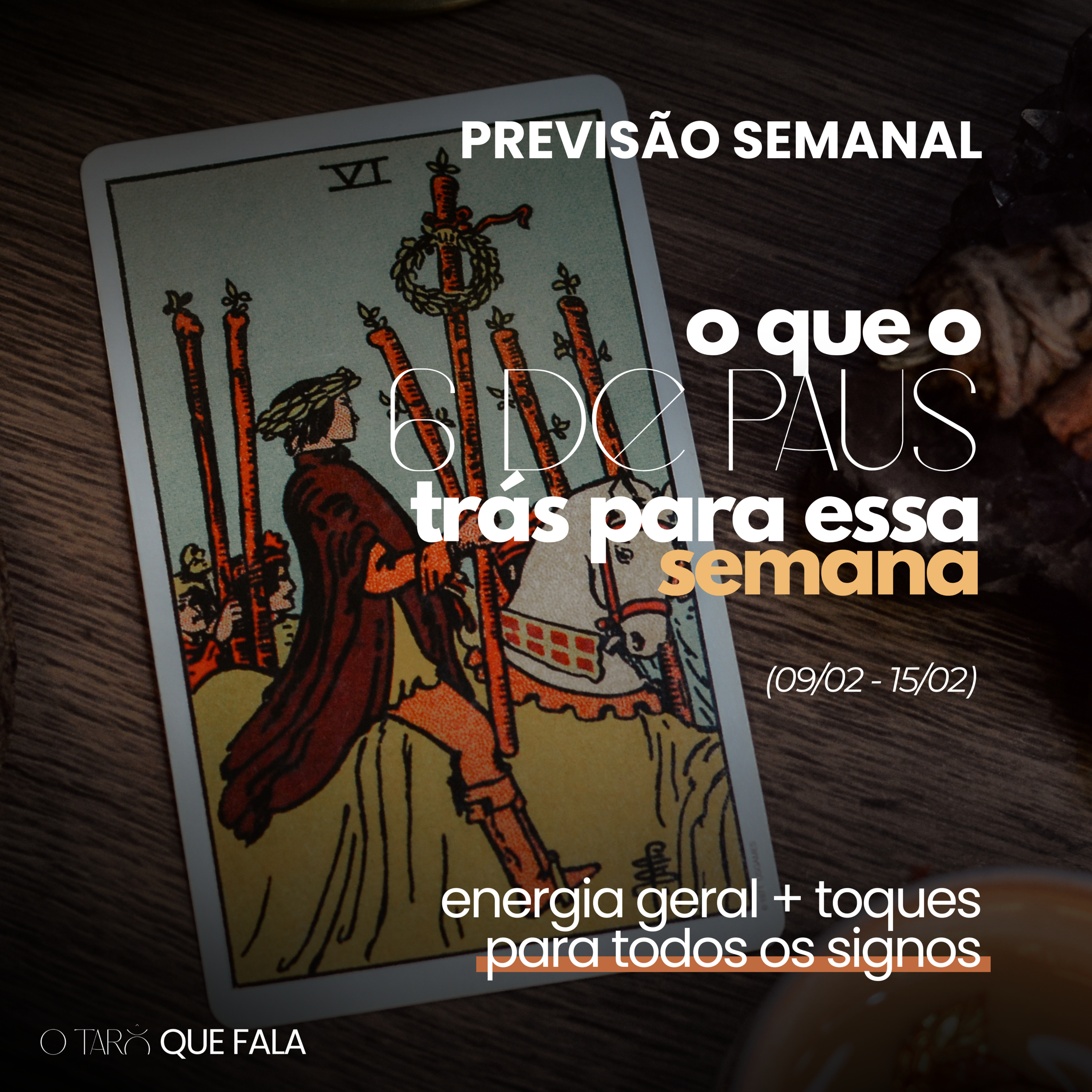 VEM AÍ UMA ÓTIMA SEMANA - Previsão semanal + toques para os signos (09/02 - 19/02) episode artwork