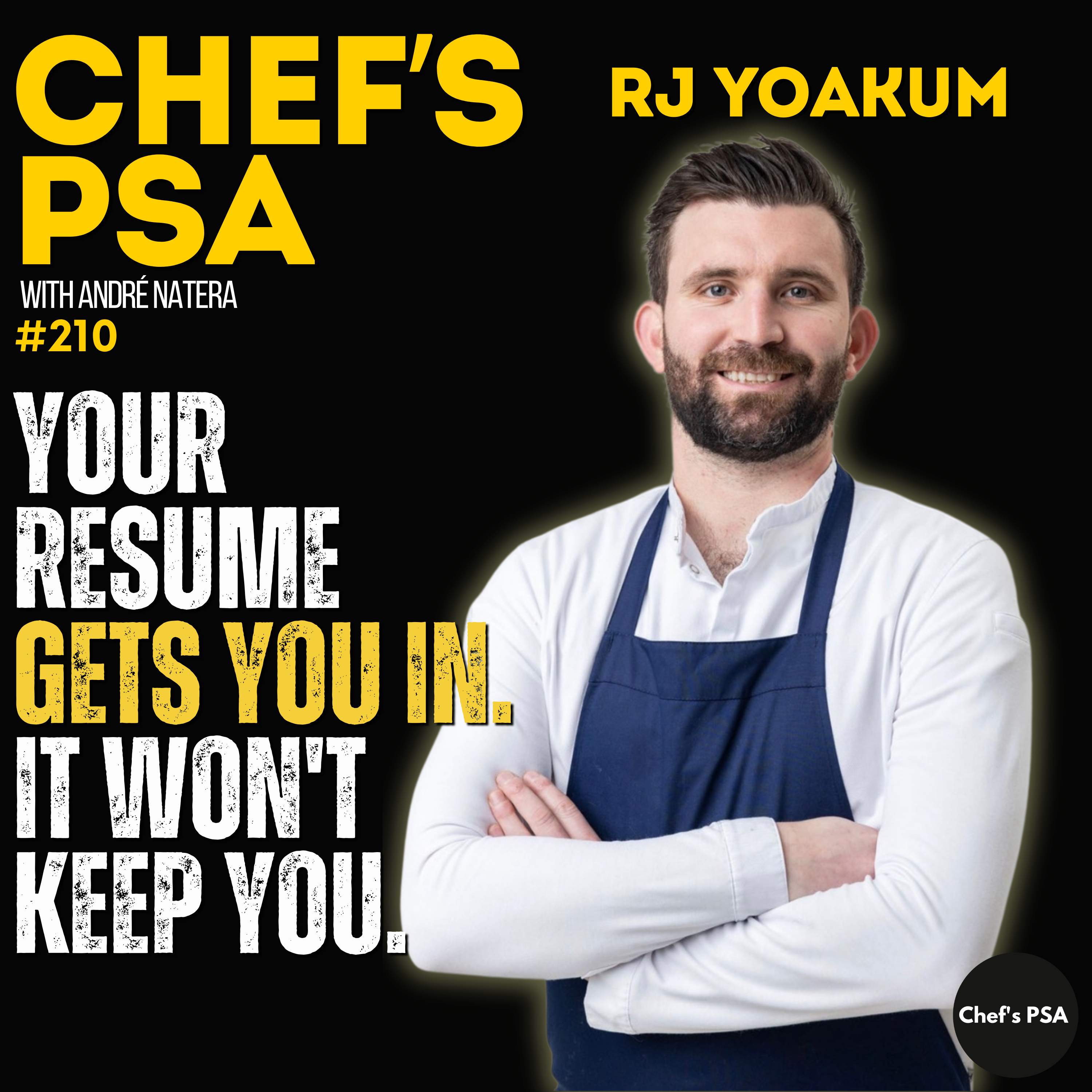RJ Yoakum on Imposter Syndrome, Meat Cookery, and What Nobody Tells You Ep. 210 episode artwork