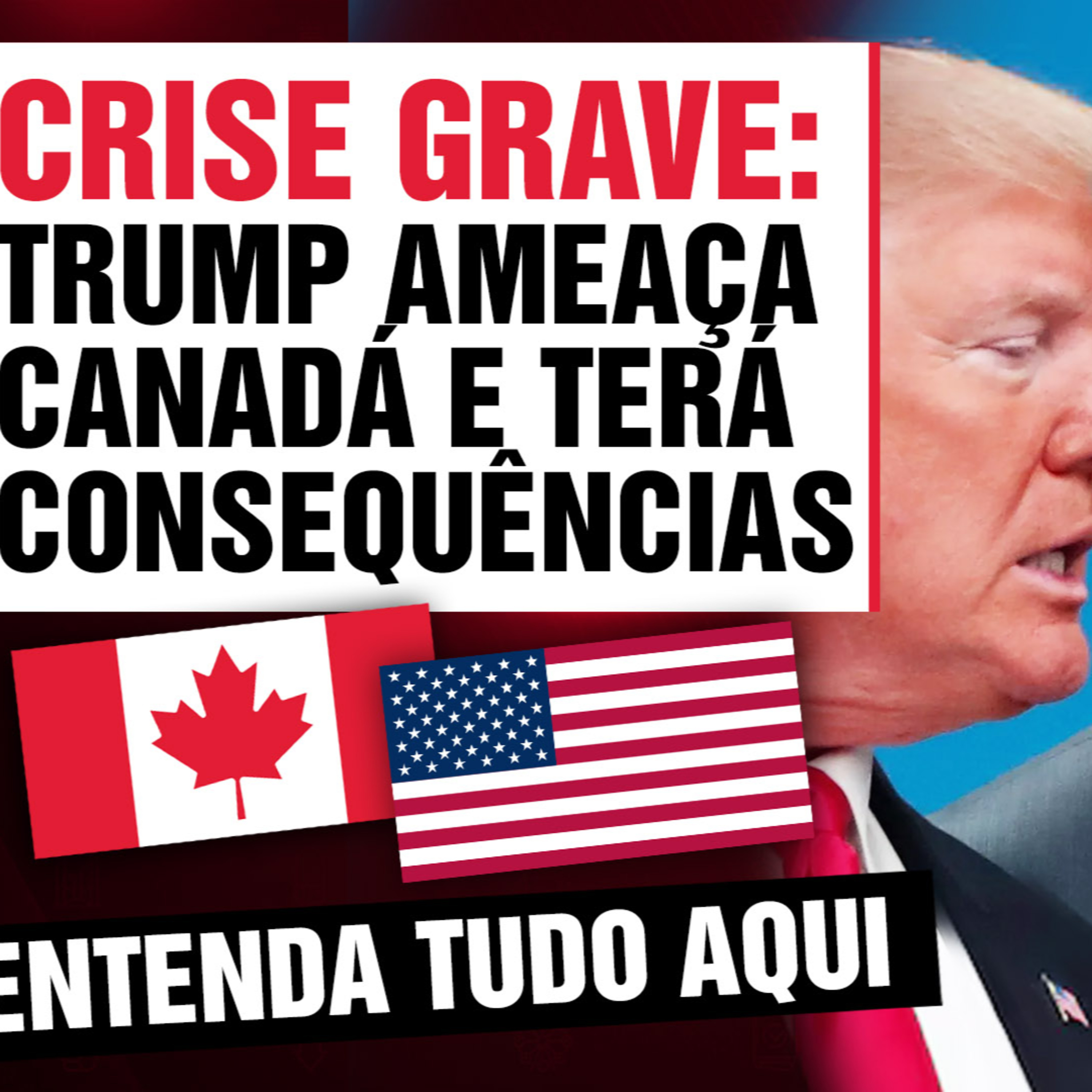 GUERRA FRIA Canadá vs EUA | Trudeau vs Trump: Tarifas Absurdas, Crise e Deportações em Massa episode artwork