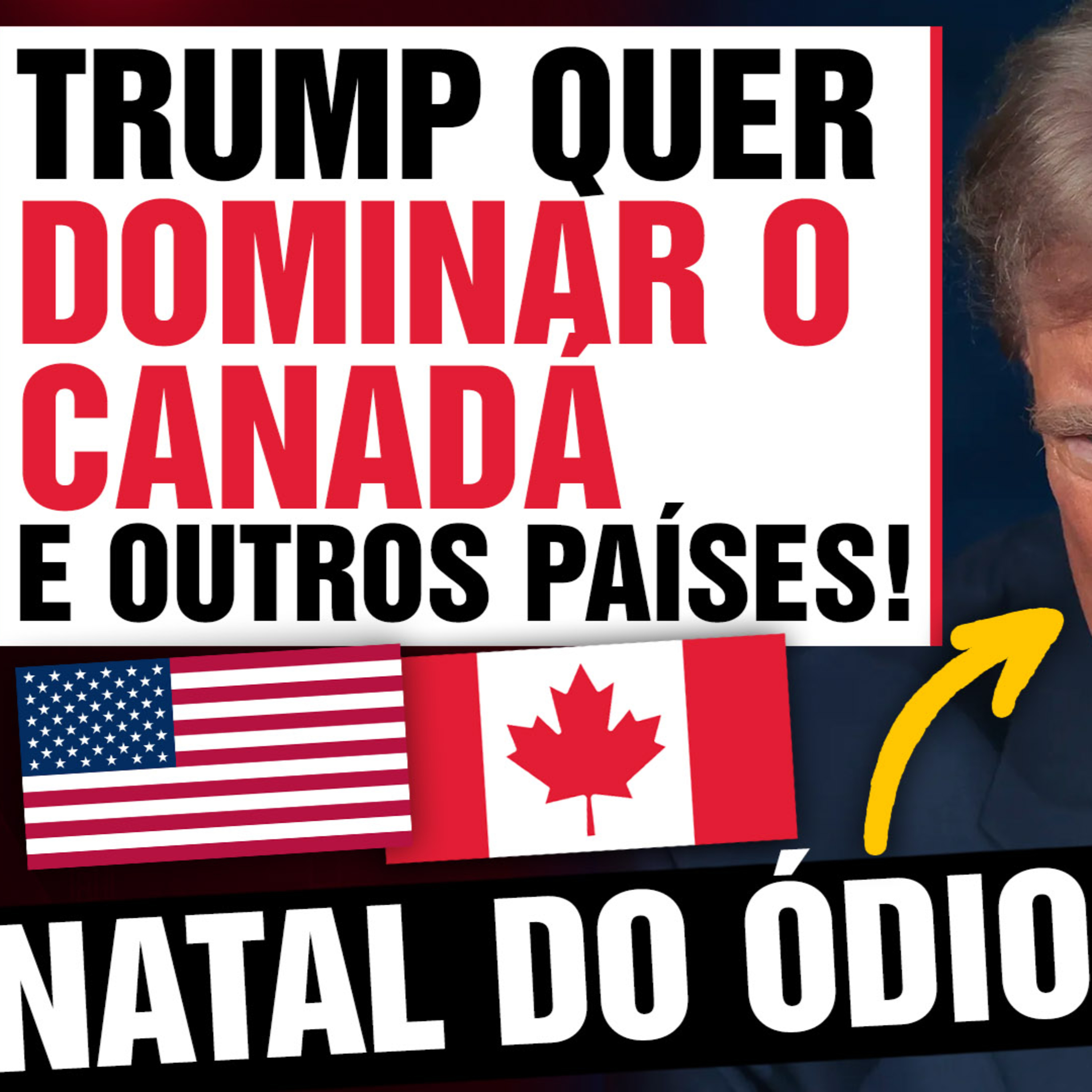 TRUMP AMEAÇA o CANADÁ e outros países no dia de Natal em uma mensagem OFENSIVA 🇨🇦 CD News episode artwork