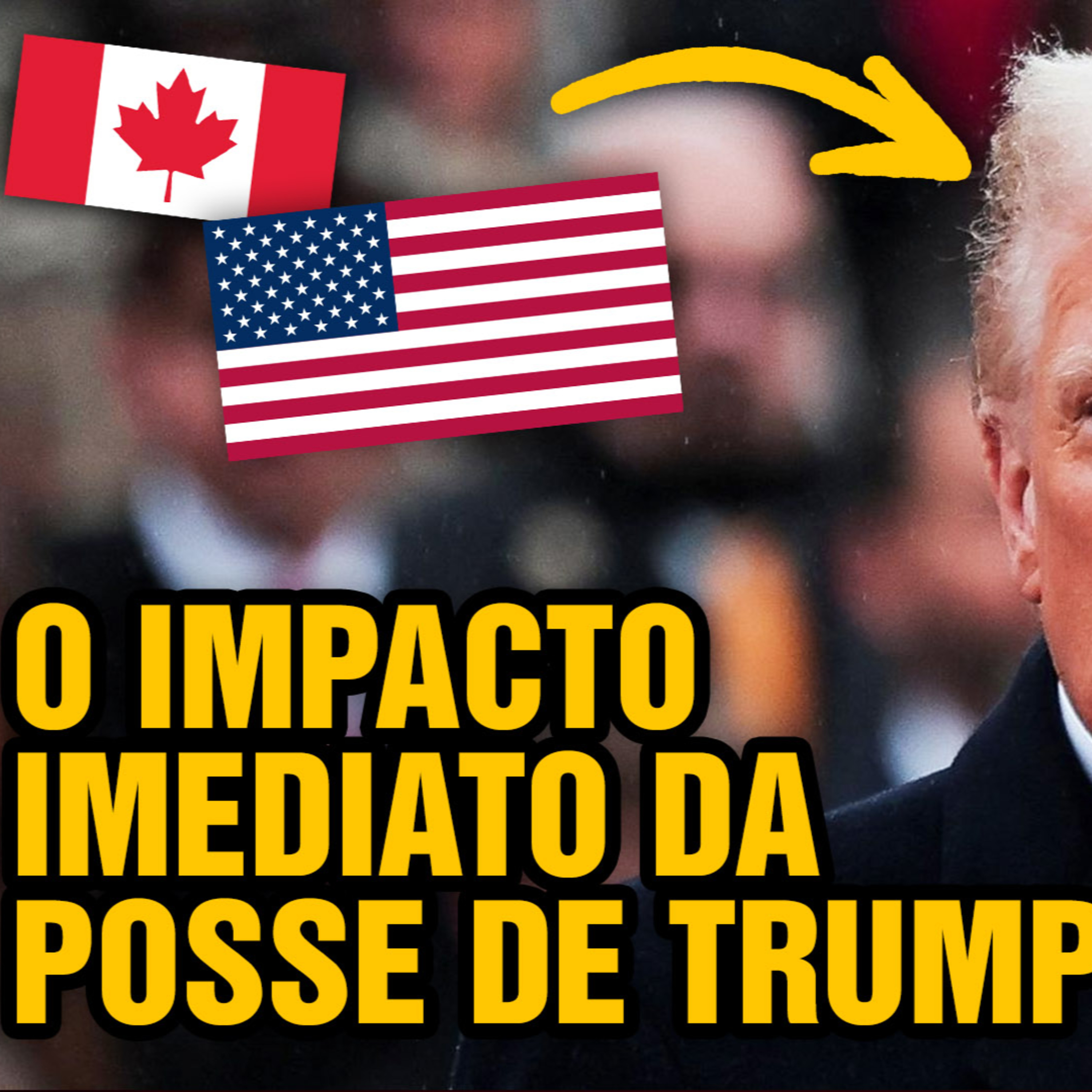 CANADÁ vs EUA: Expectativas Canadenses para o Primeiro Dia de Trump no Cargo 😮 🇨🇦 Canadá Diário News episode artwork
