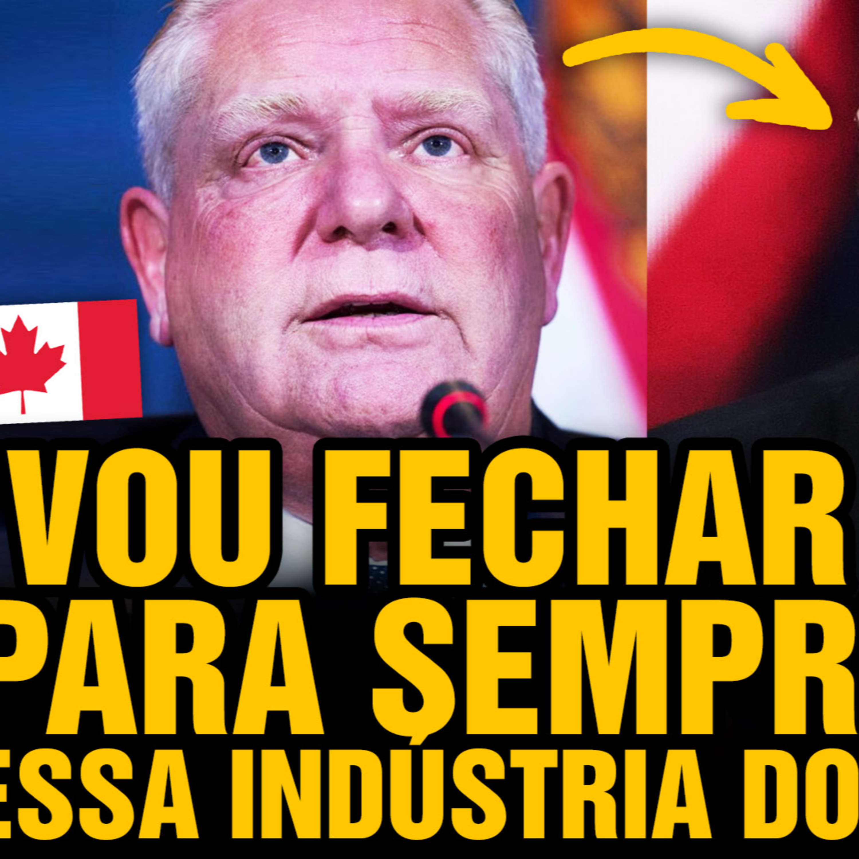 Guerra EUA vs Canadá Piora! Trump ameaça dobrar tarifas e Fechar indústria canadense 😮 🇺🇸 🇨🇦 Canadá Diário News episode artwork