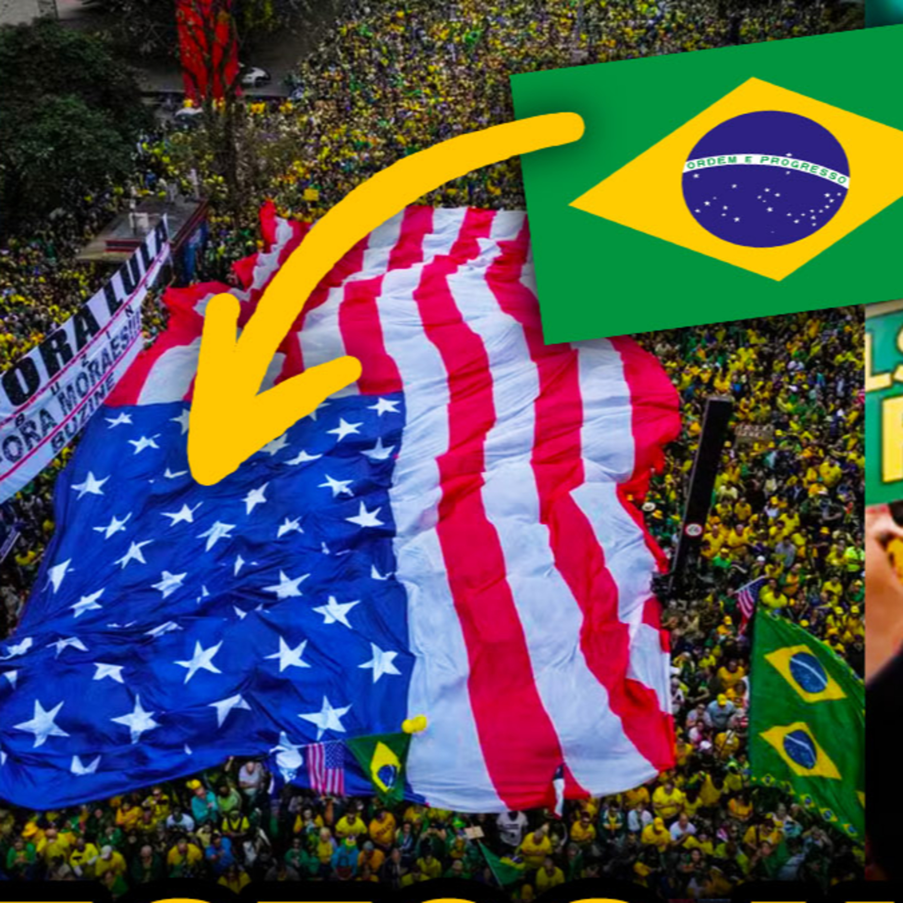 Os Protestos pró-Bolsonaro no Brasil segundo a IMPRENSA INTERNACIONAL CHOCAM O MUNDO!  episode artwork