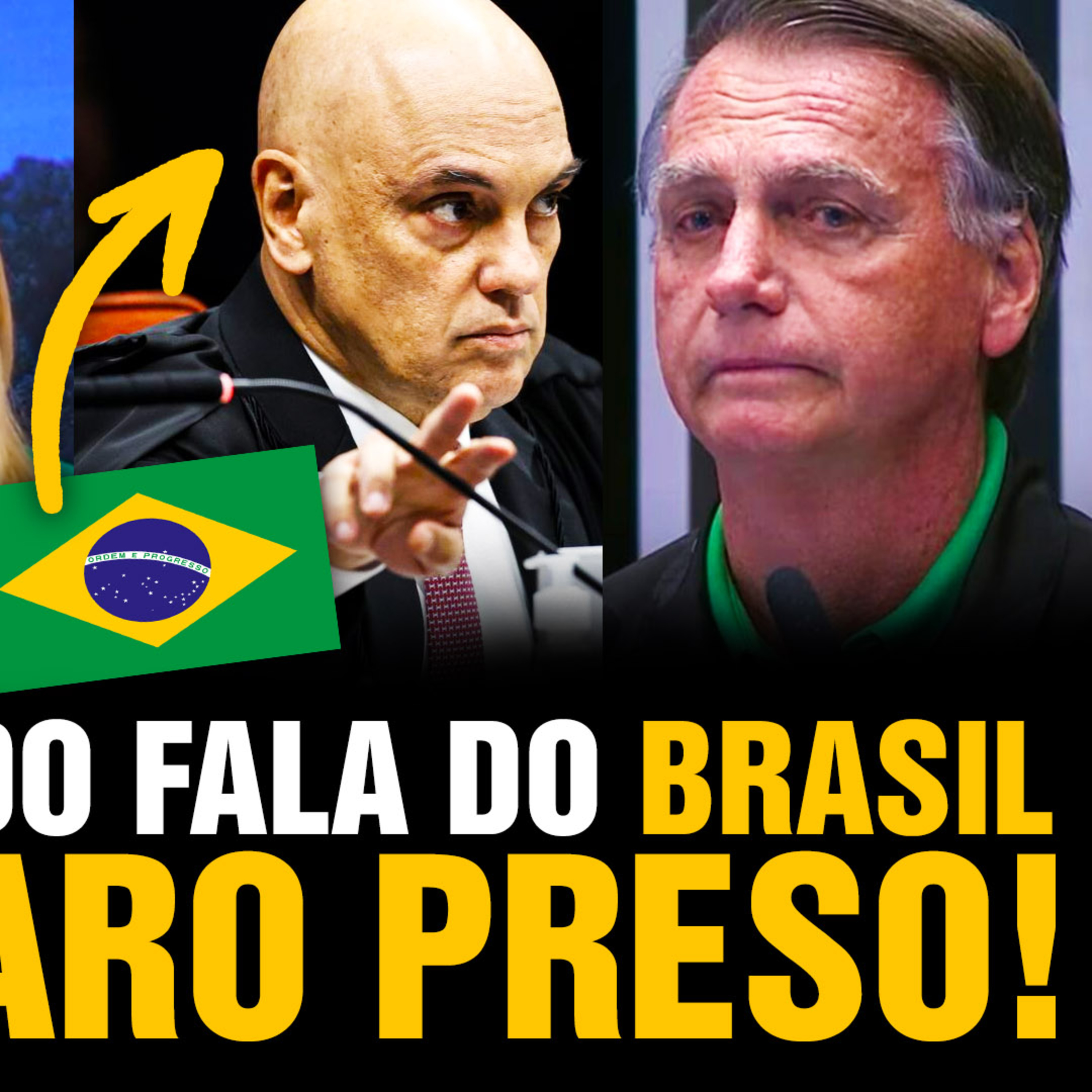 A PRISÃO de Bolsonaro segundo a IMPRENSA INTERNACIONAL é um ‘Momento histórico para o mundo!’ episode artwork