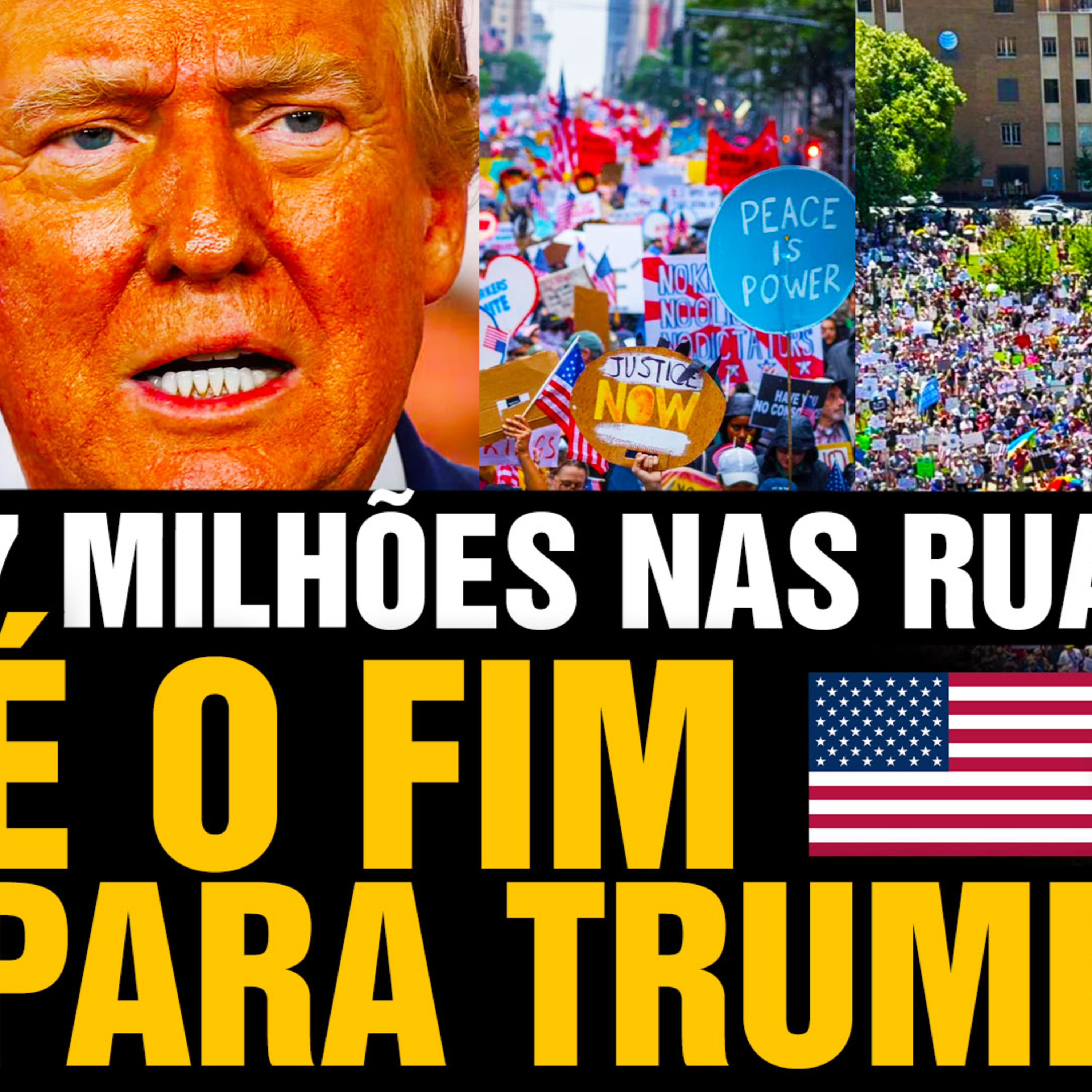 7 Milhões nas Ruas: O Dia em que Trump foi humilhado e Enfrentou a Maior Rebelião dos EUA!  episode artwork