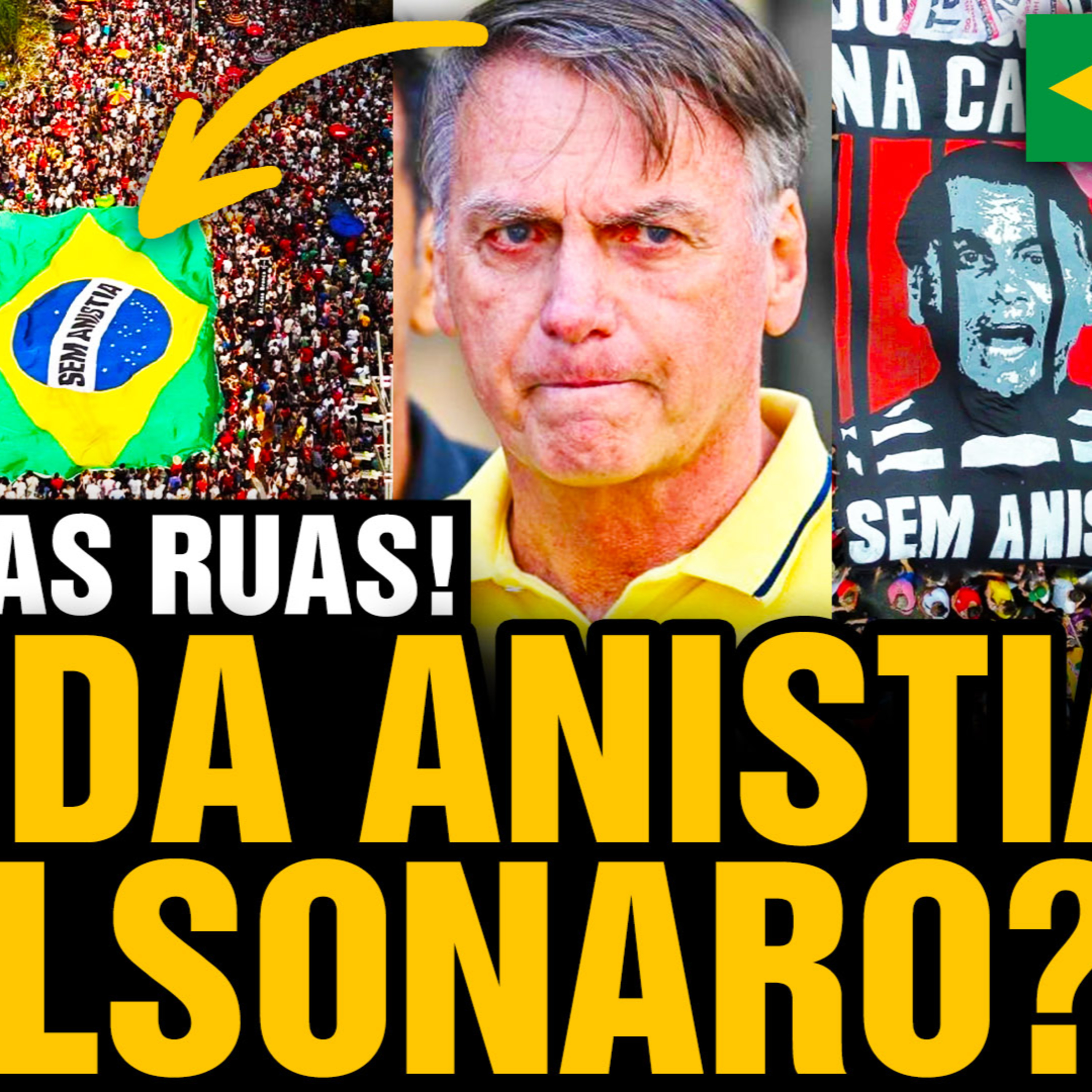 MILHARES NAS RUAS! Bolsonaro, Anistia e Vergonha: Como o mundo viu os Protestos no Brasil 😱 🇧🇷 episode artwork