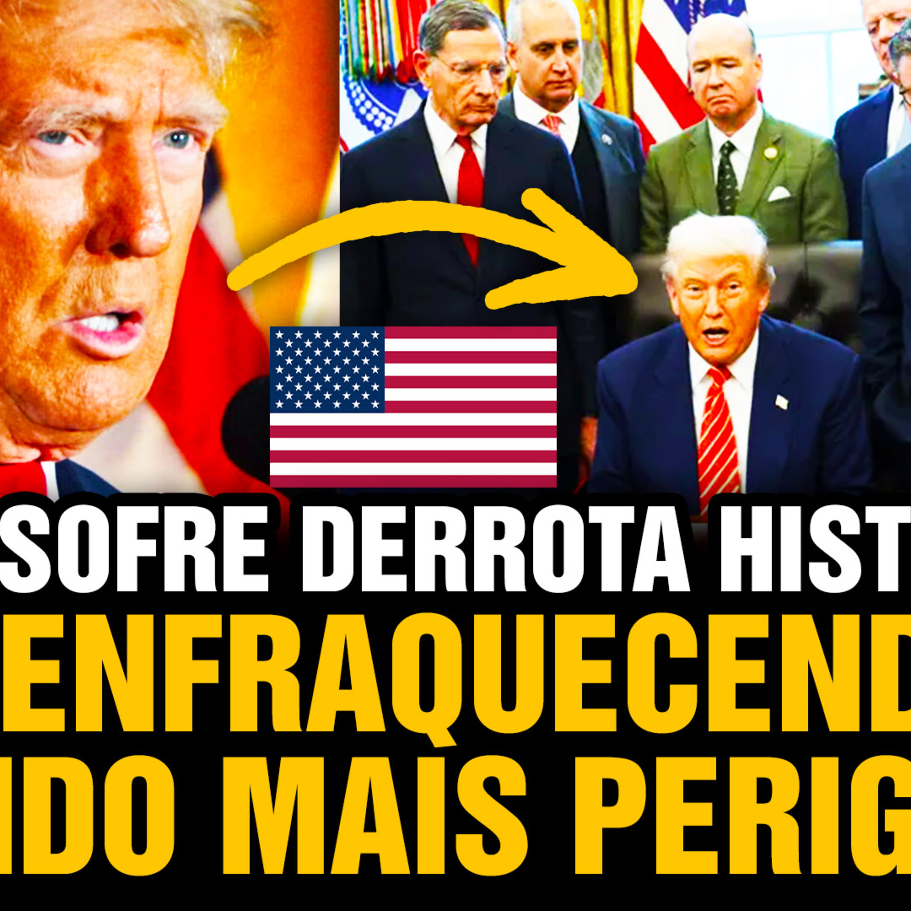 Trump PERDE no Congresso e AMEAÇA vingança contra quem o enfrenta no caso Canadá e Epstein 😱 🇺🇸 episode artwork