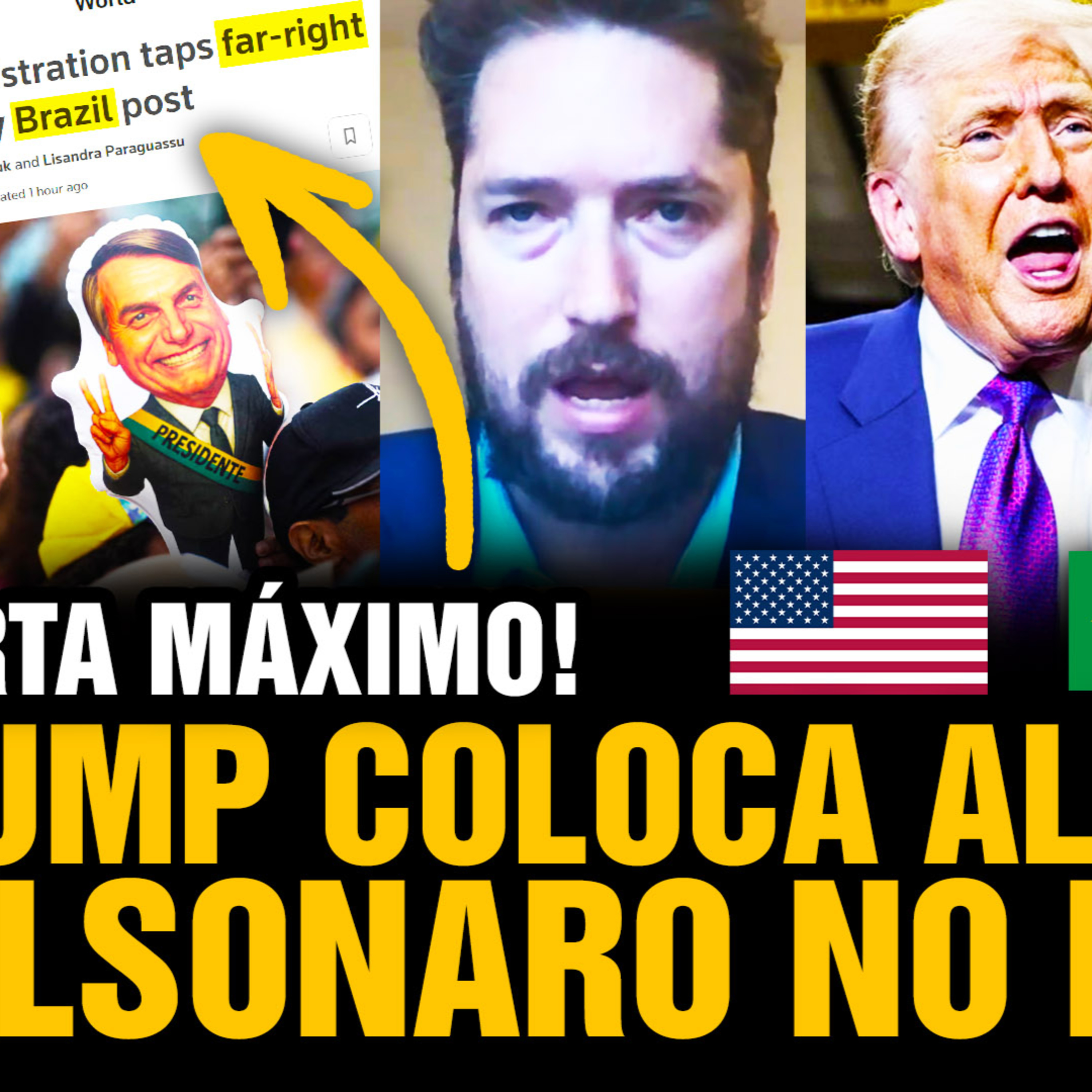Trump nomeia “INIMIGO DO BRASIL” e escolhe herdeiros de bolsonaro para relações com Brasil 😱 🇧🇷 🇺🇸 episode artwork