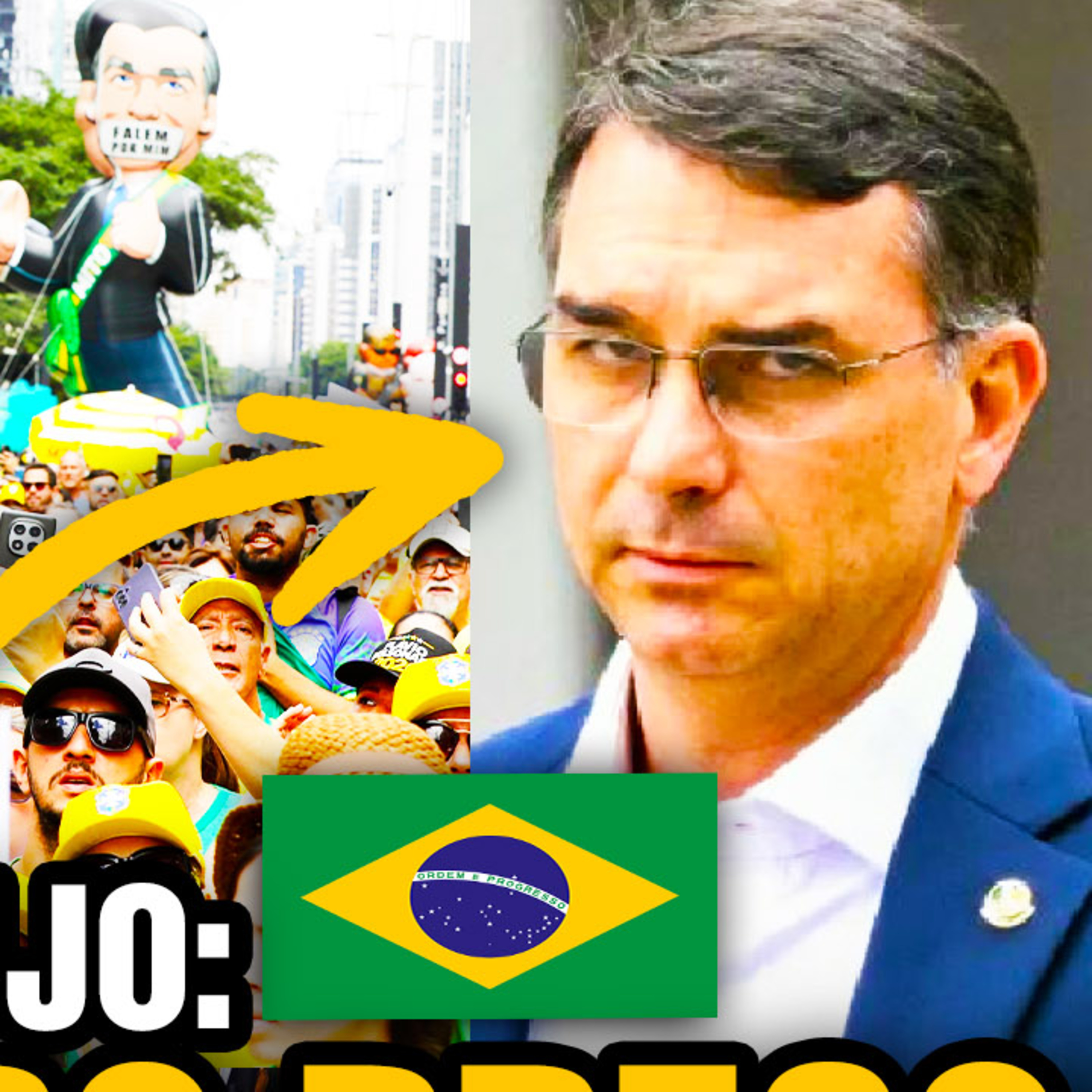 FLÁVIO VIRA ADVOGADO DO PAI E O PLANO FICA CLARO: BOLSONARO NÃO SAIU DO JOGO! 😱 🇧🇷 episode artwork