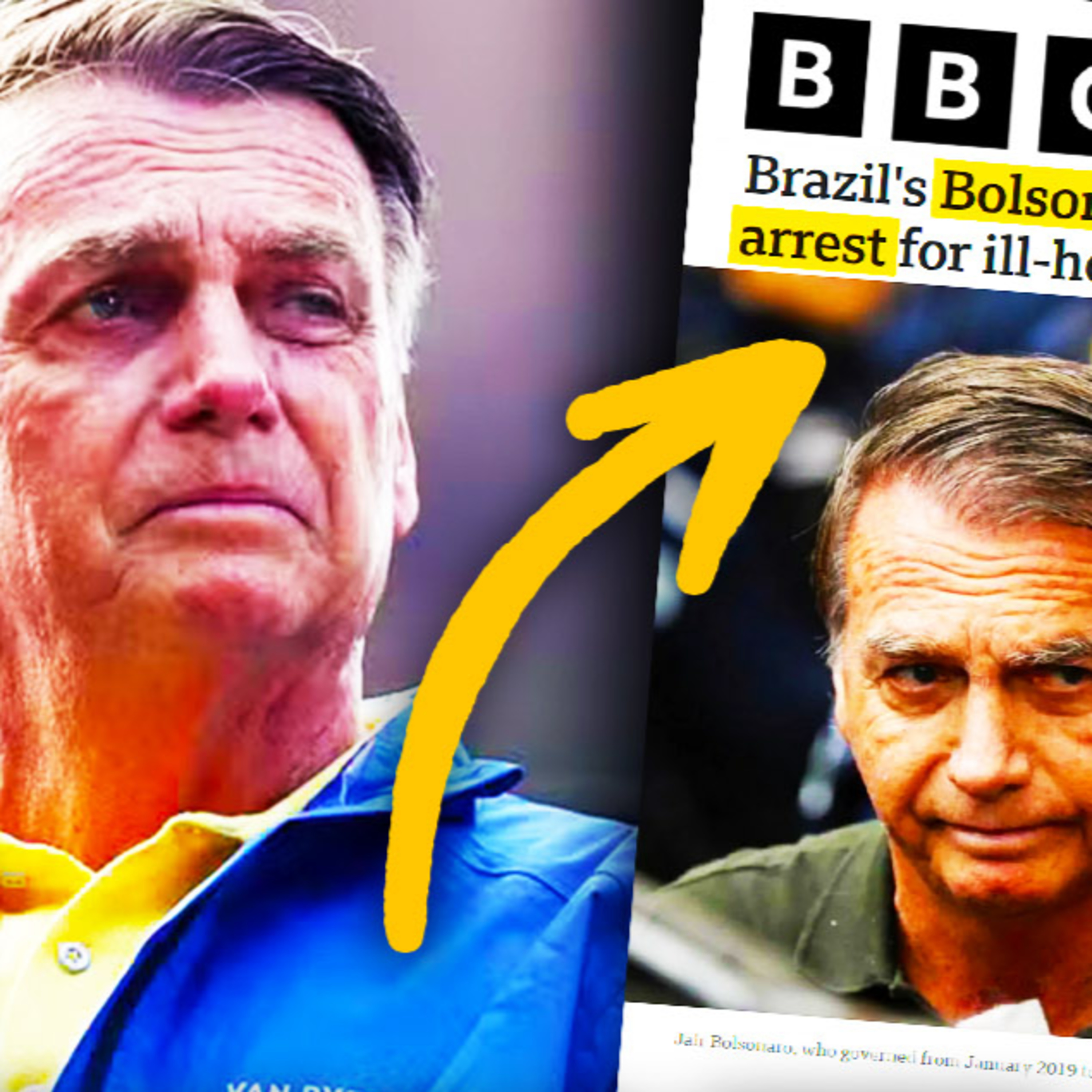 Como a IMPRENSA ESTRANGEIRA enxerga o BRASIL de BOLSONARO? Golpe, condenação e prisão em casa 😱 🇧🇷 episode artwork