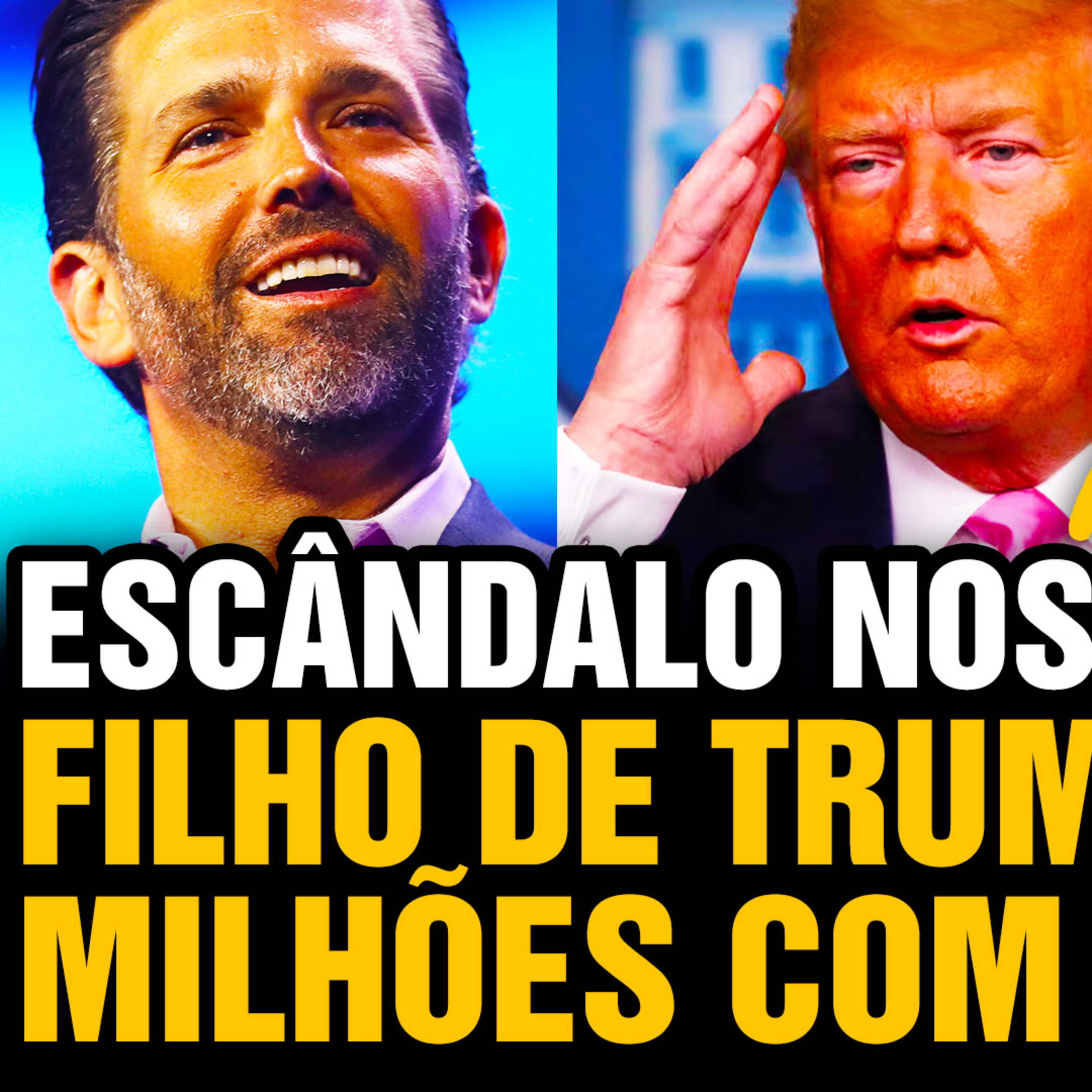 CORRUPÇÃO! FILHO de TRUMP ganhou MILHÕES com a GUERRA enquanto gasolina dispara no mundo! 😱 🇺🇸 episode artwork